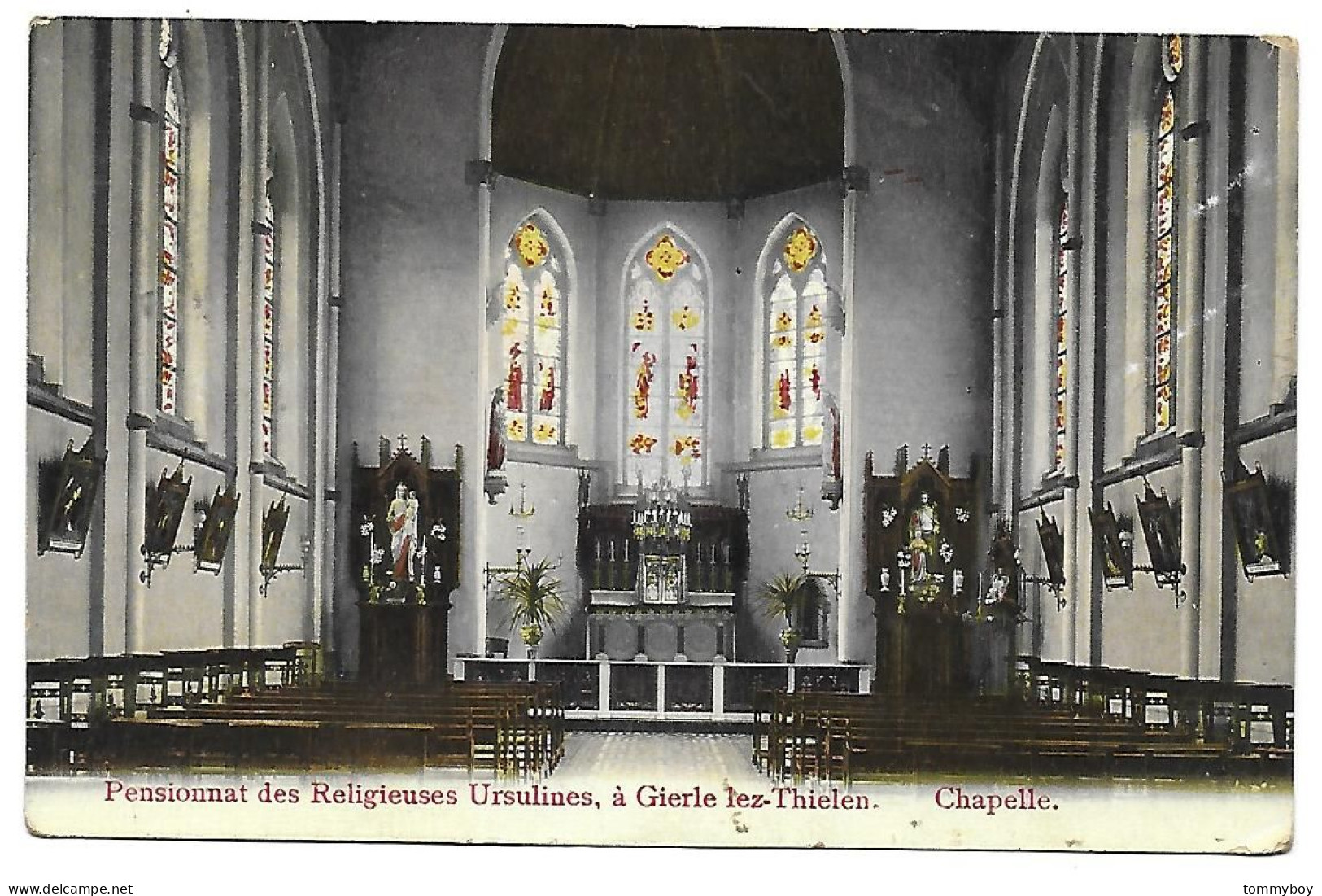 CPA Gierle, Pensionnat Des Religieuses Ursulines, Chapelle - Lille