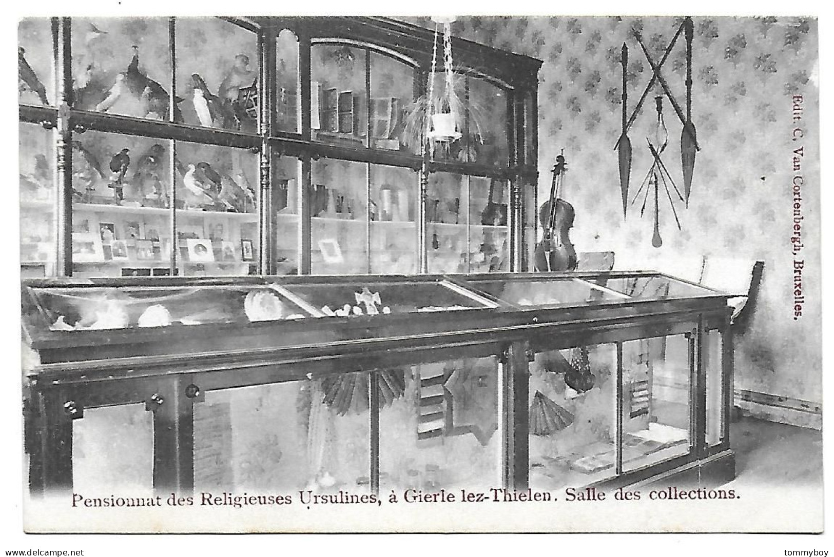 CPA Gierle, Pensionnat Des Religieuses Ursulines, Salle Des Collections - Lille