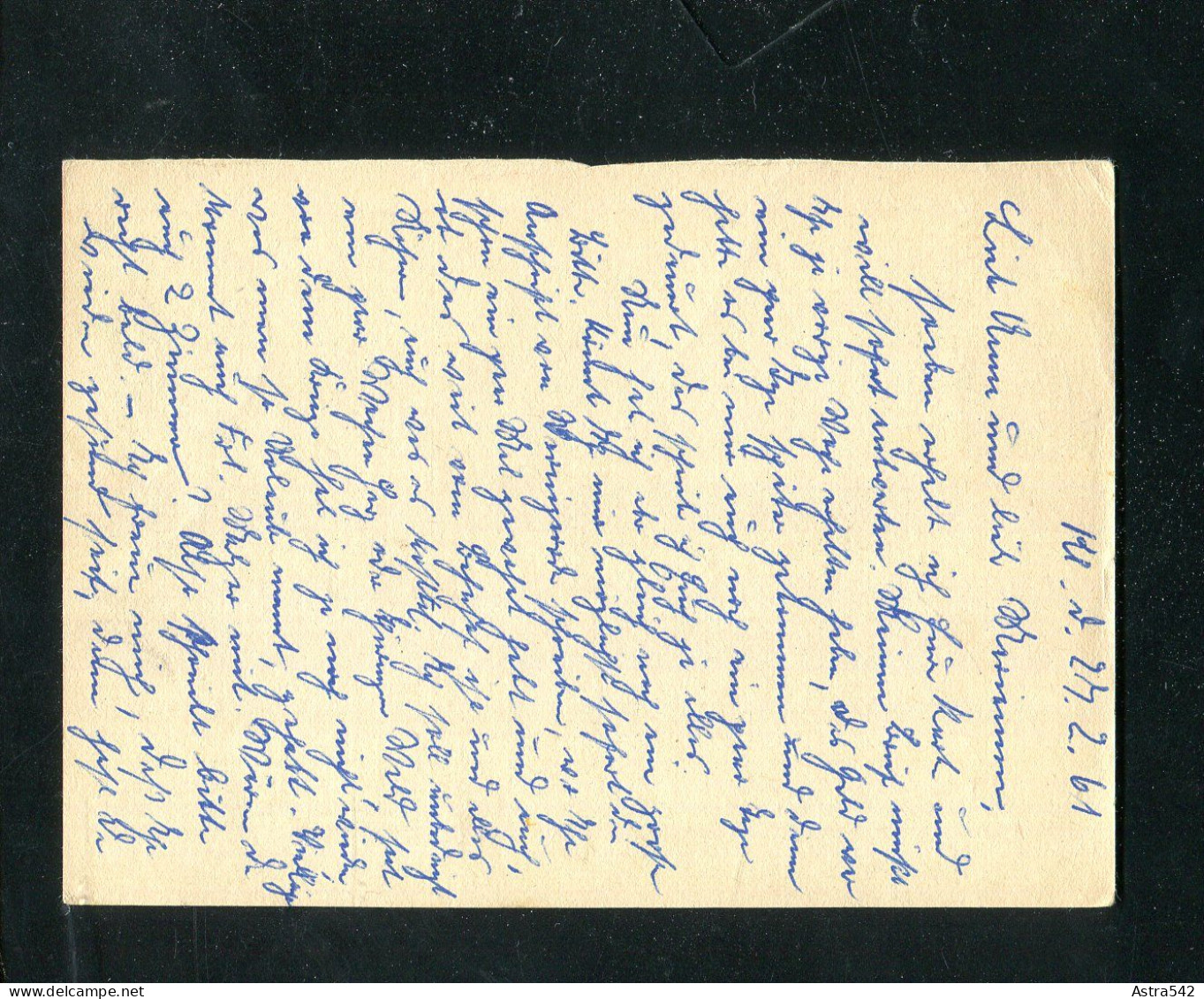 "DDR" 1956, Postkarte (Antwortkarte) Mi. P 70 I A Gestempelt (13143) - Postcards - Used