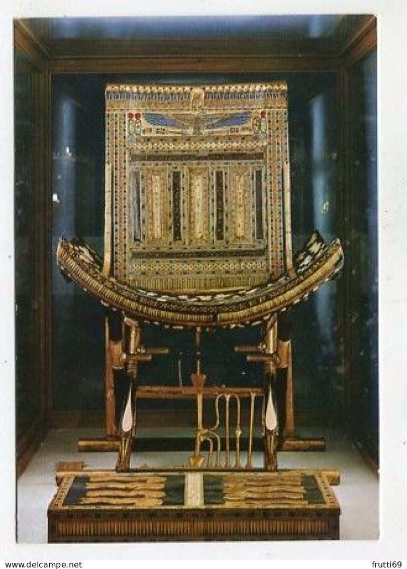 AK 135012 EGYPT - Cairo - The Egytian Museum - The Chair Of Tutankhamun - Musées