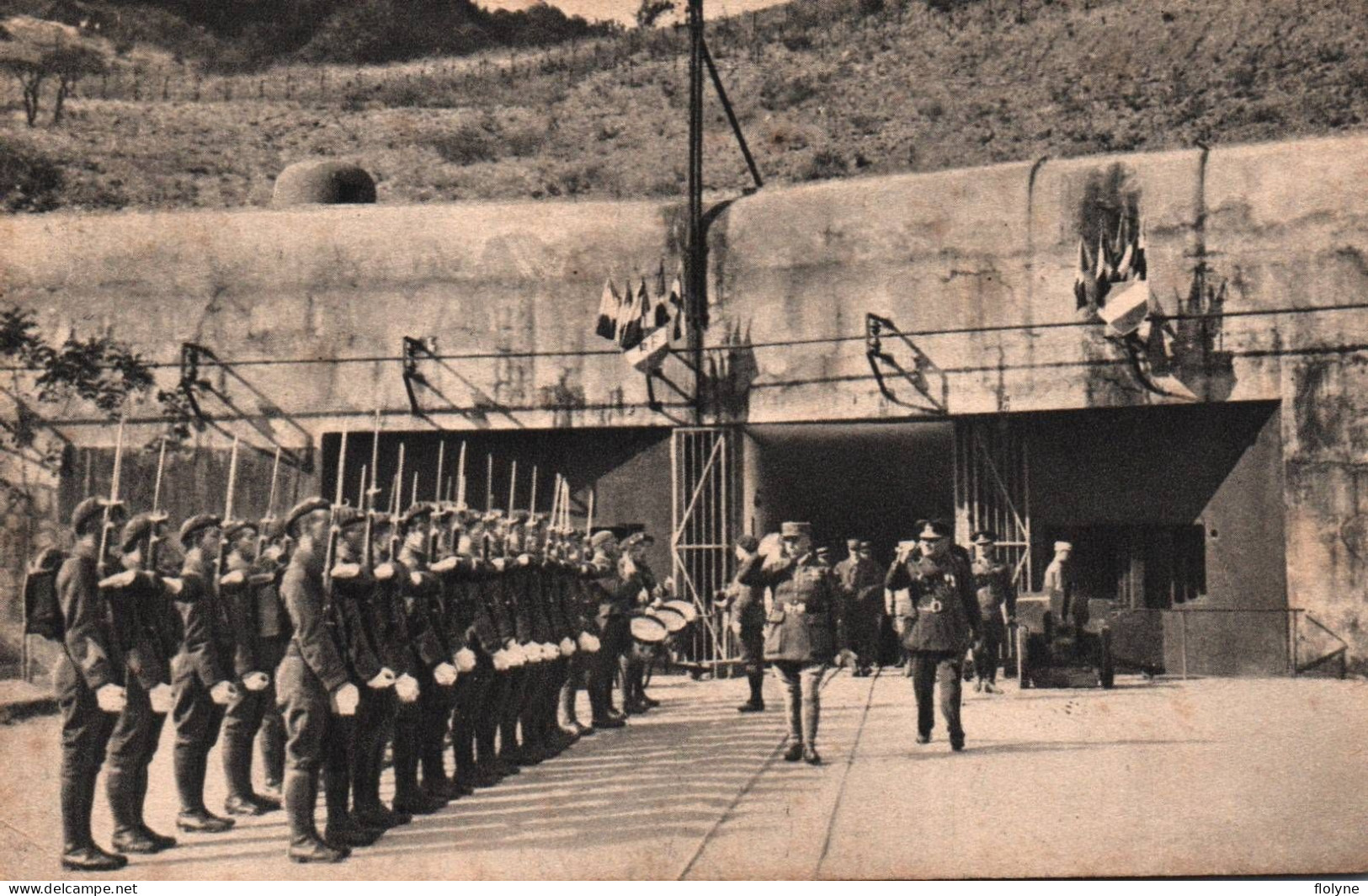 Militaria - Le Général COLSON , Chef D'état Major , Inspectant Un Ouvrage Fortifié - Personnages