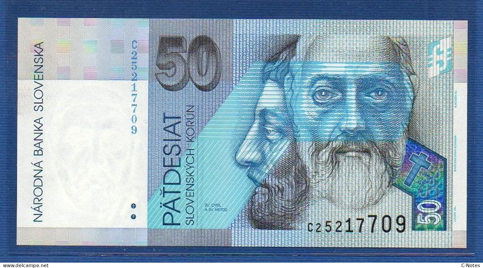 SLOVAKIA - P.21a – 50 Slovenských Korún 1993 UNC, S/n C25217709 - Slowakei