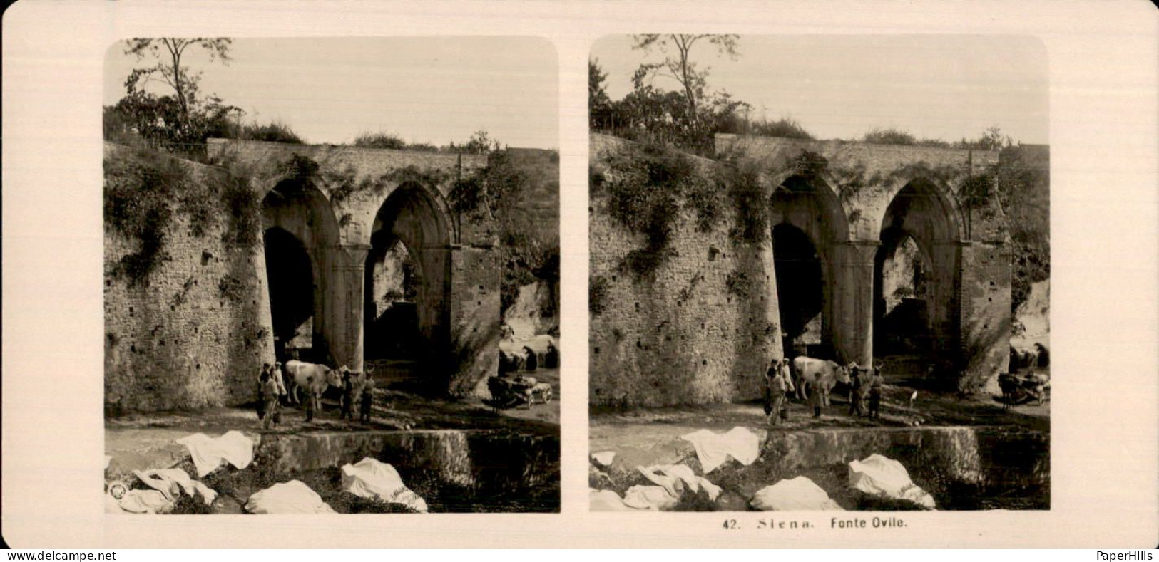 Stereo Photo - Italië Italy Italien - Siena - Stereoscopes - Side-by-side Viewers