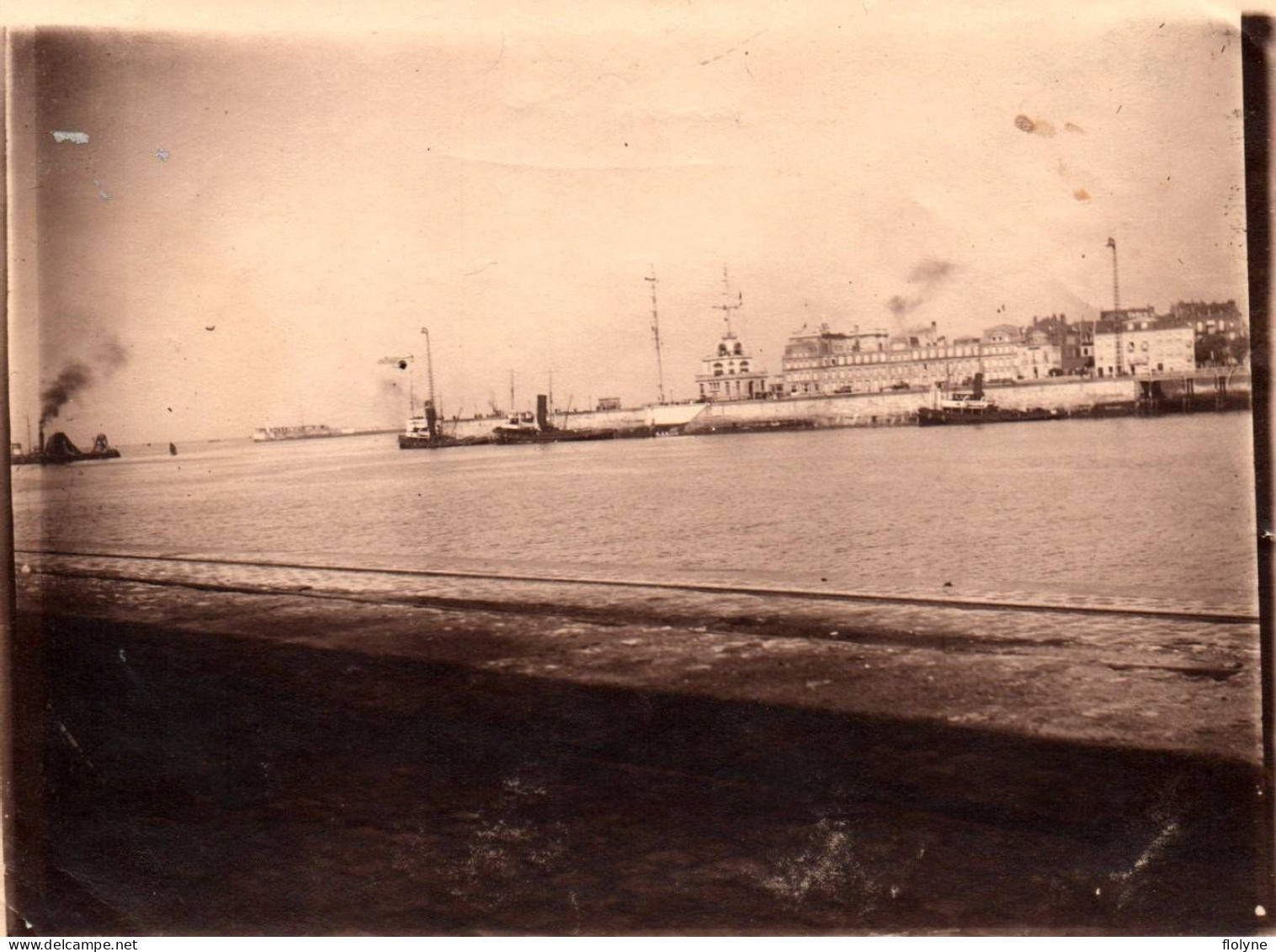 Le Havre - Photo Ancienne Albuminée - Le Sémaphore Et Hôtel FRASCATI - Port