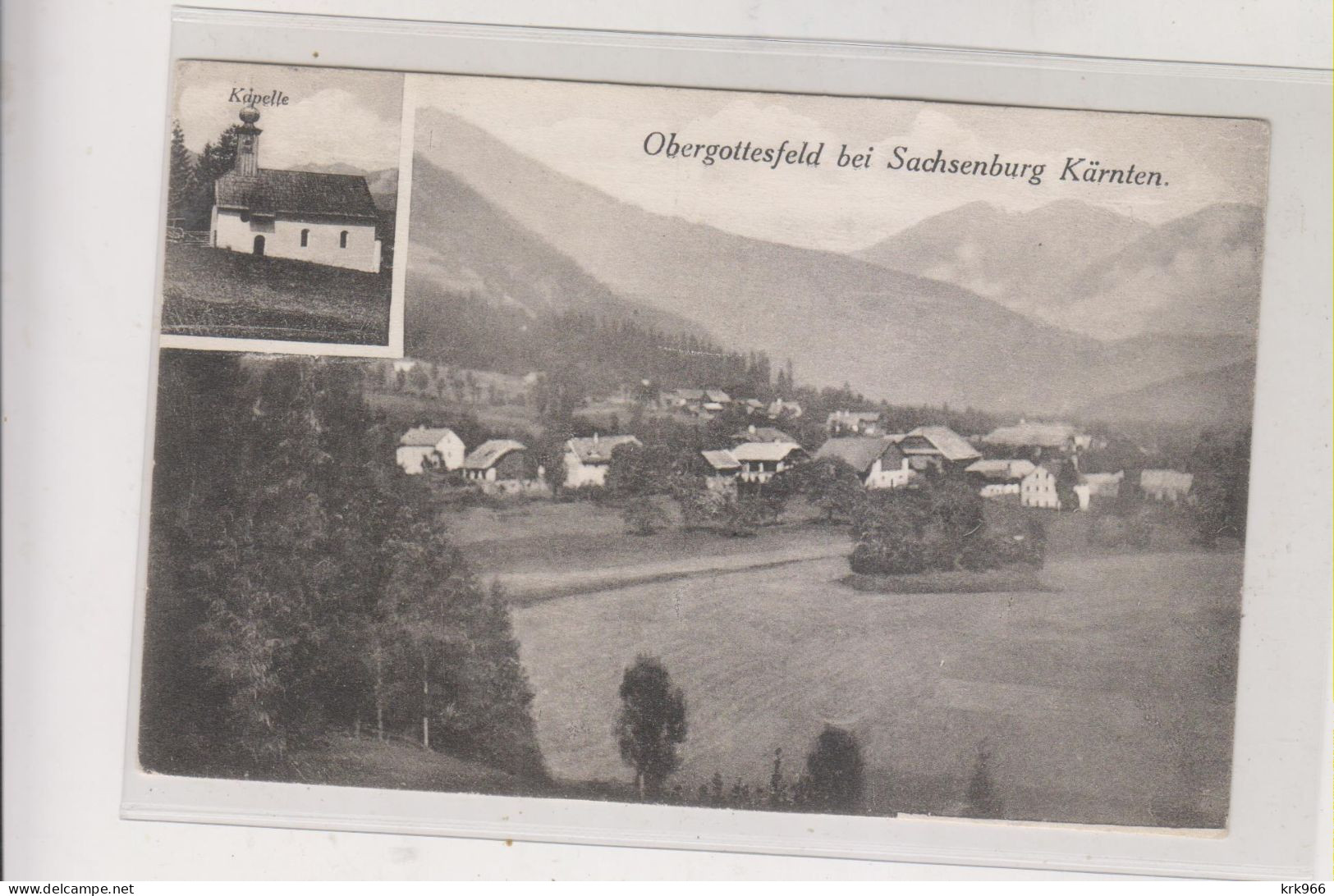 AUSTRIA  OBERGOTTESFELD Nice Postcard - Spittal An Der Drau