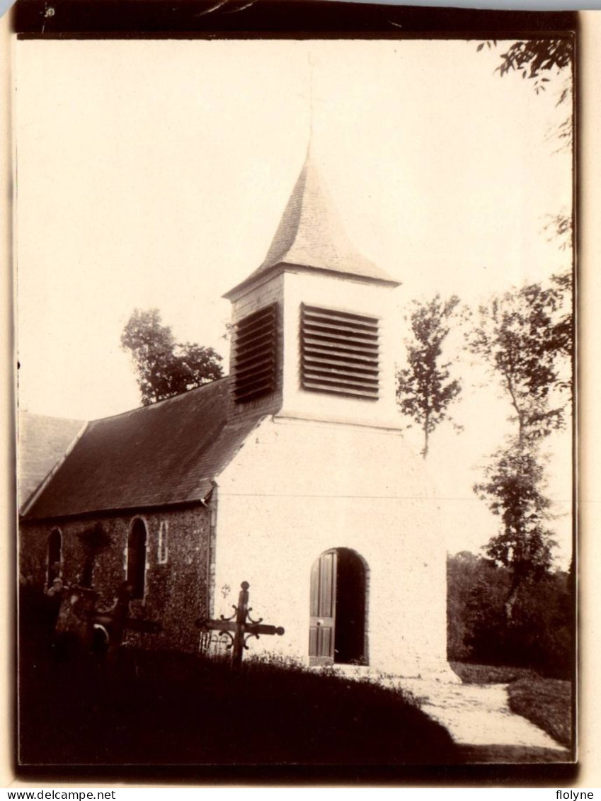 Saint Martin Du Bec - Photo Ancienne Albuminée - L'église Du Village - Autres & Non Classés