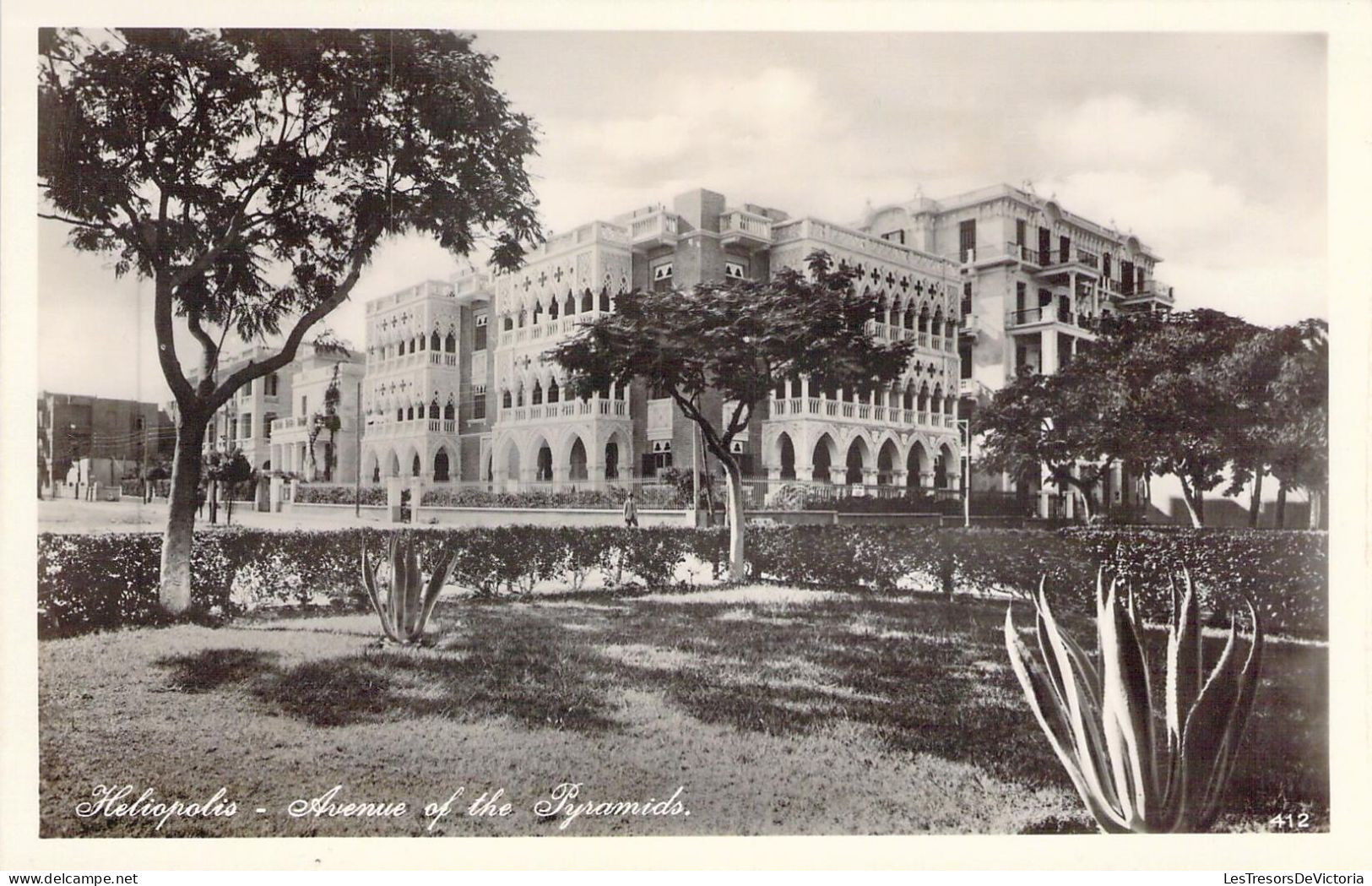 EGYPTE - HELIOPOLIS - Avenue Of The Pyramids - Carte Postale Ancienne - Andere & Zonder Classificatie