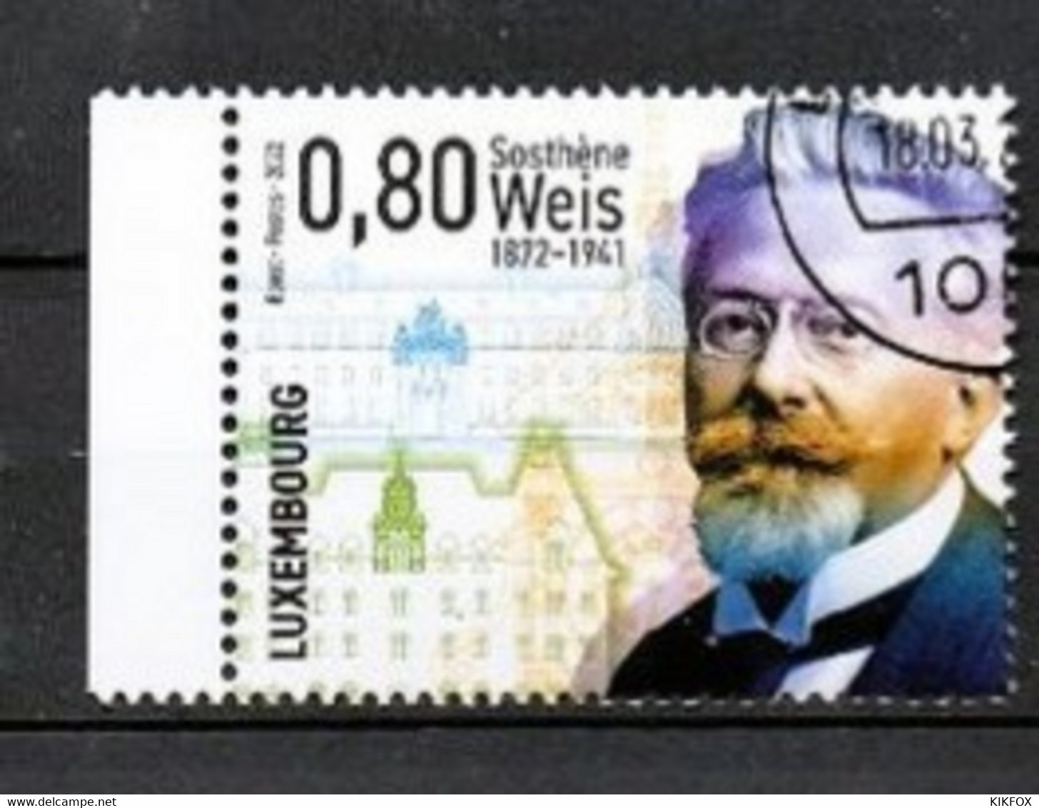 Luxembourg, Luxemburg  2022  , MI 2296,  YT 2239, GEBURTSTAG SOSTHENE WEIS, OBLITERE, GESTEMPELT - Usados