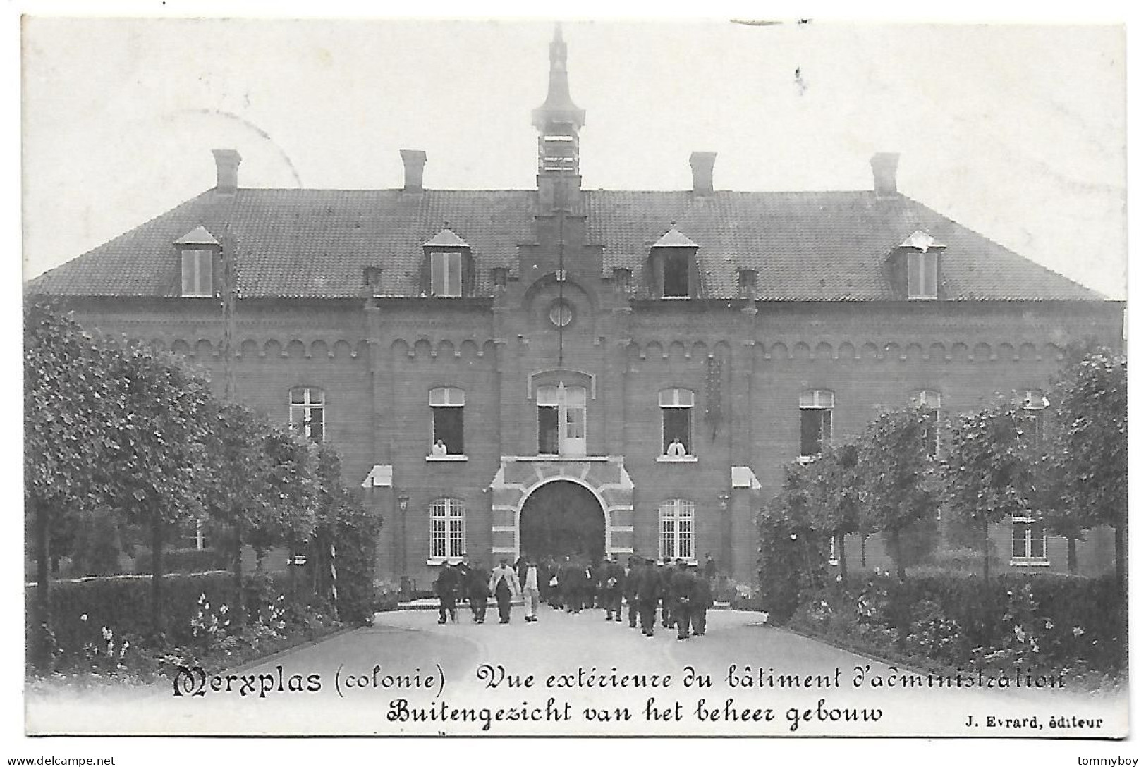 CPA Merxplas Colonie, Vue Extérieure Du Bâtiment D'administration - Buitengezicht Van Het Beheer Gebouw - Merksplas