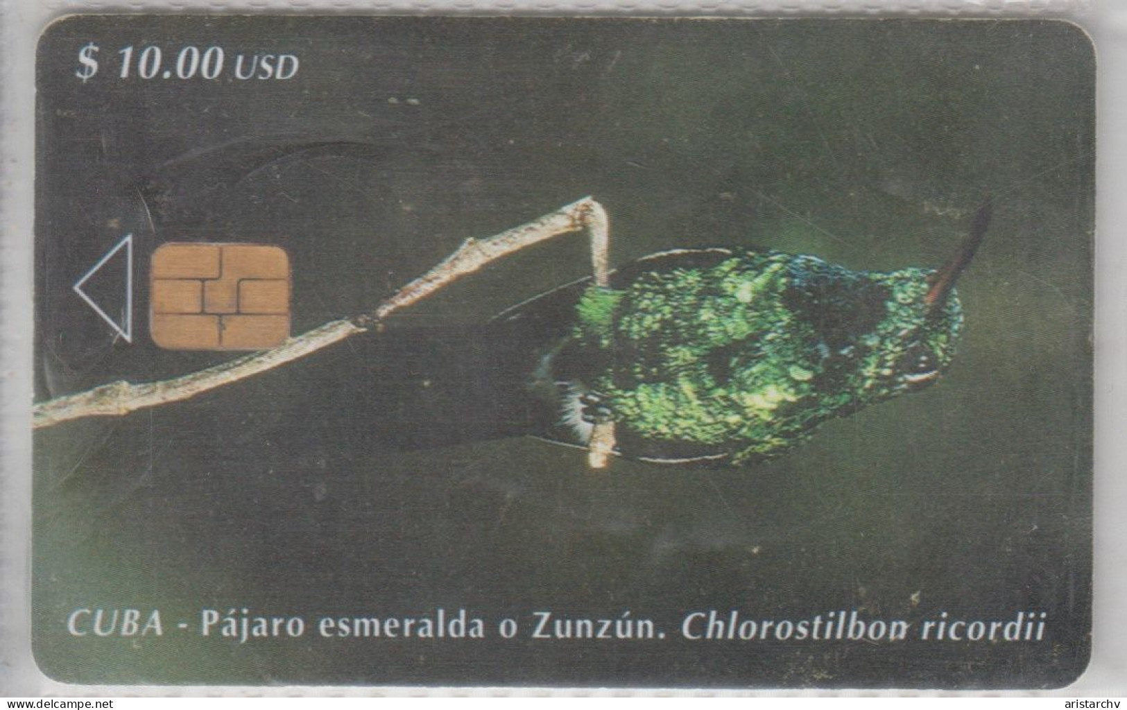 CUBA 2000 BIRD CUBAN EMERALD - Uccelli Canterini Ed Arboricoli
