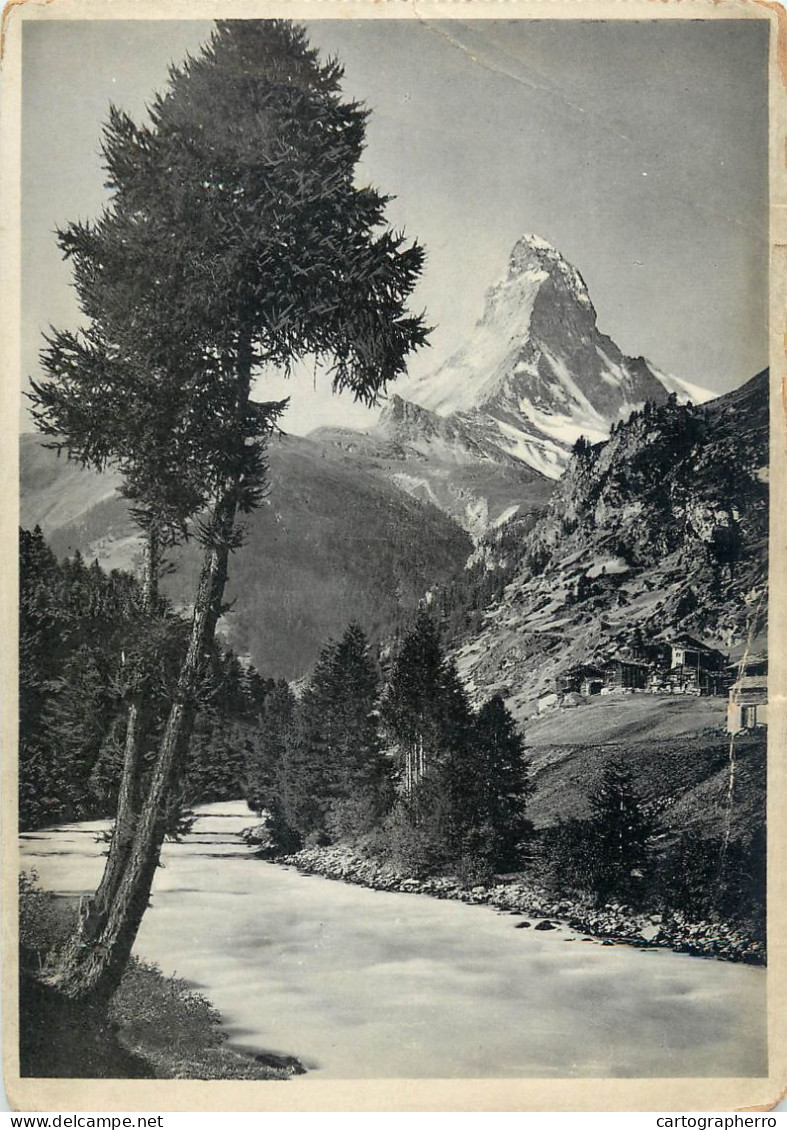 Postcard Switzerland Bei Zermatt Das Matterhorn - Matt