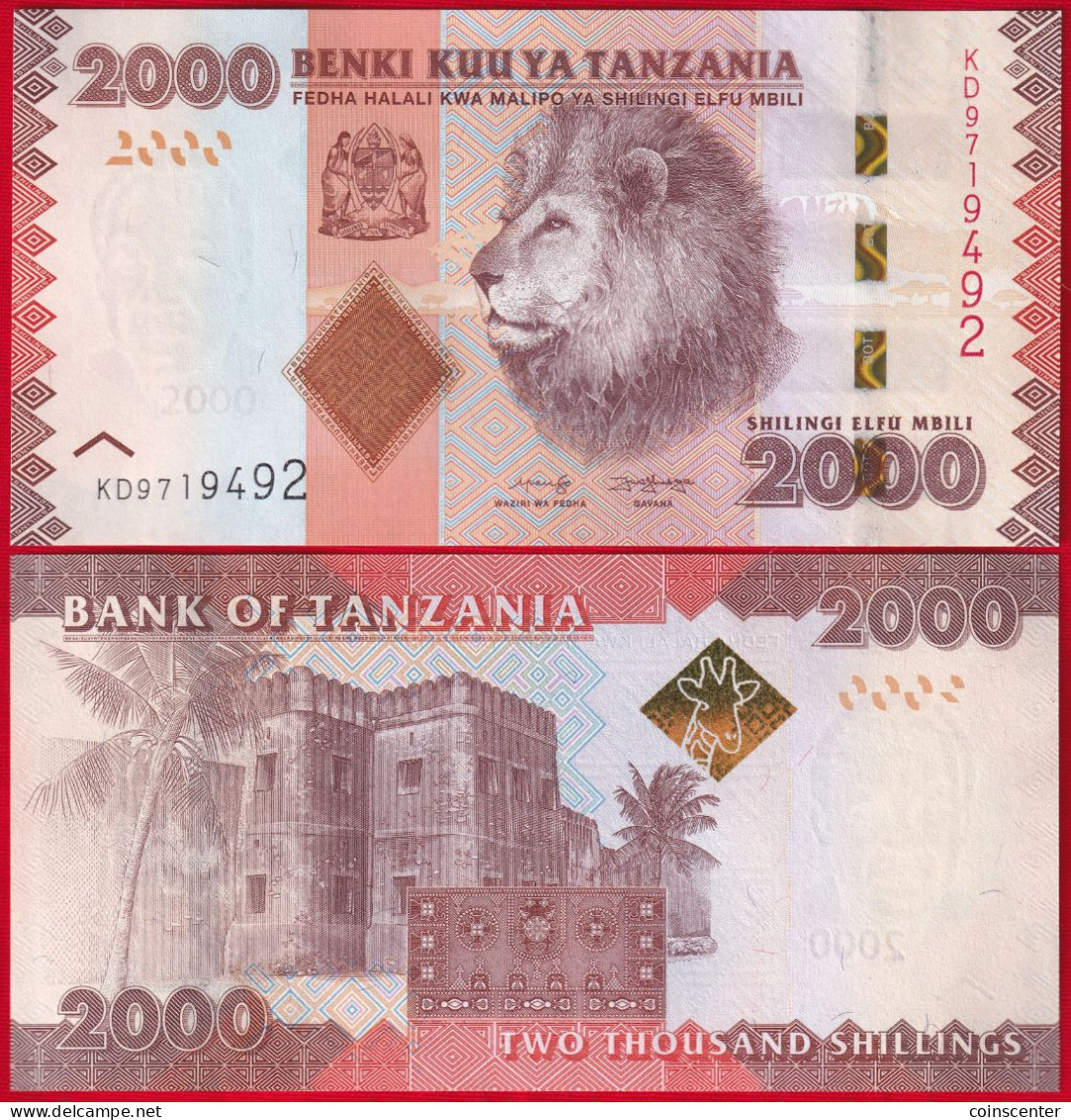 Tanzania 2000 Shillings 2020 P-42 UNC - Tanzania