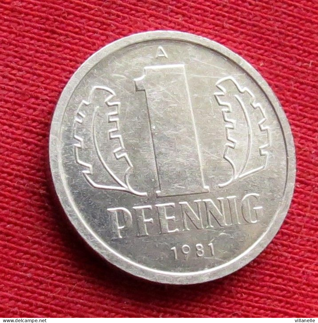 Germany 1 Pfennig 1981 KM# 8.2 Lt 23 *VT  German-Democratic Republic  Alemanha Oriental DDR RDA Alemania Allemagne - Sonstige & Ohne Zuordnung