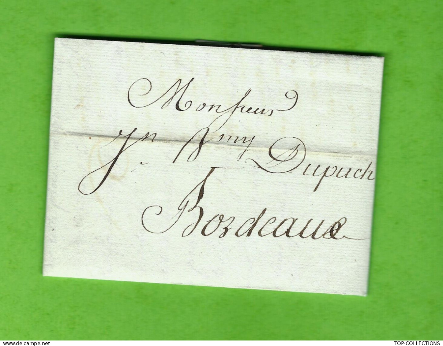 1800  LETTRE Sign. Le Vicomte » Nantes Pour Dupuch à Bordeaux  ARMATEUR NEGOCIANT ET TRAITE NEGRIERE V.HISTORIQUE - 1800 – 1899