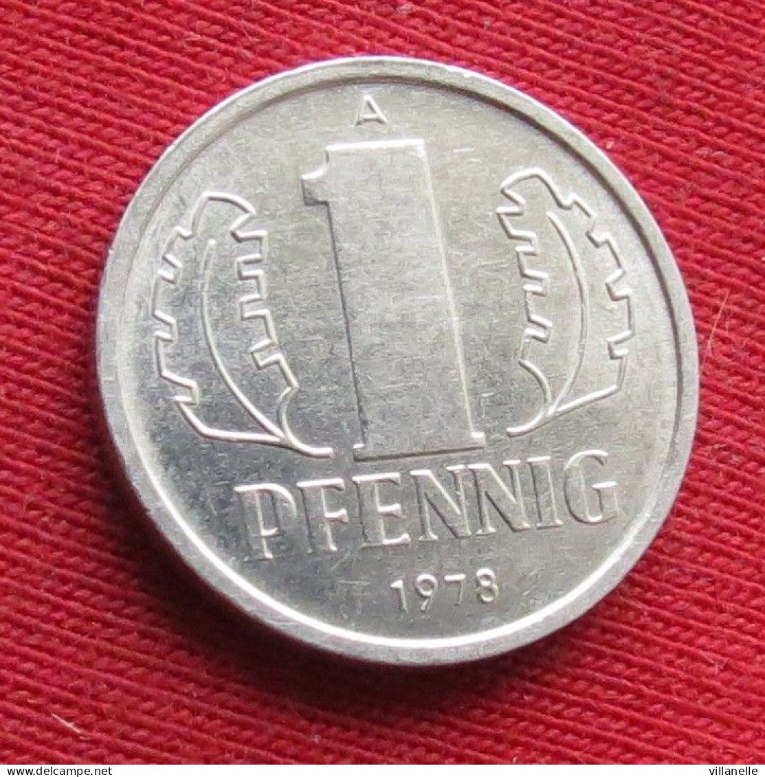 Germany 1 Pfennig 1978 KM# 8.2 Lt 195 *VT  German-Democratic Republic  Alemanha Oriental DDR RDA Alemania Allemagne - Other & Unclassified