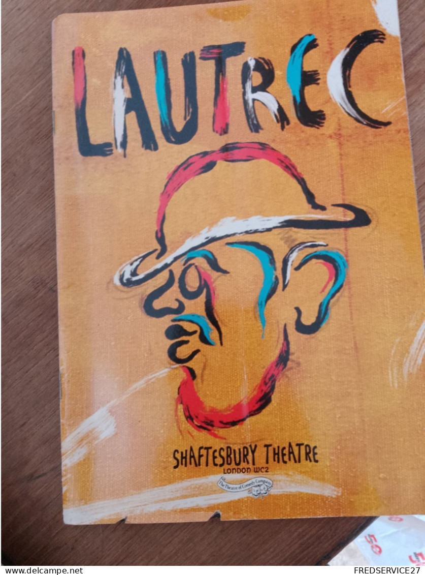 114 //  A NEW MUSICAL LAUTREC MUSIC BY CHARLES AZNAVOUR / SHAFTESBURY THEATRE LONDON - Kultur