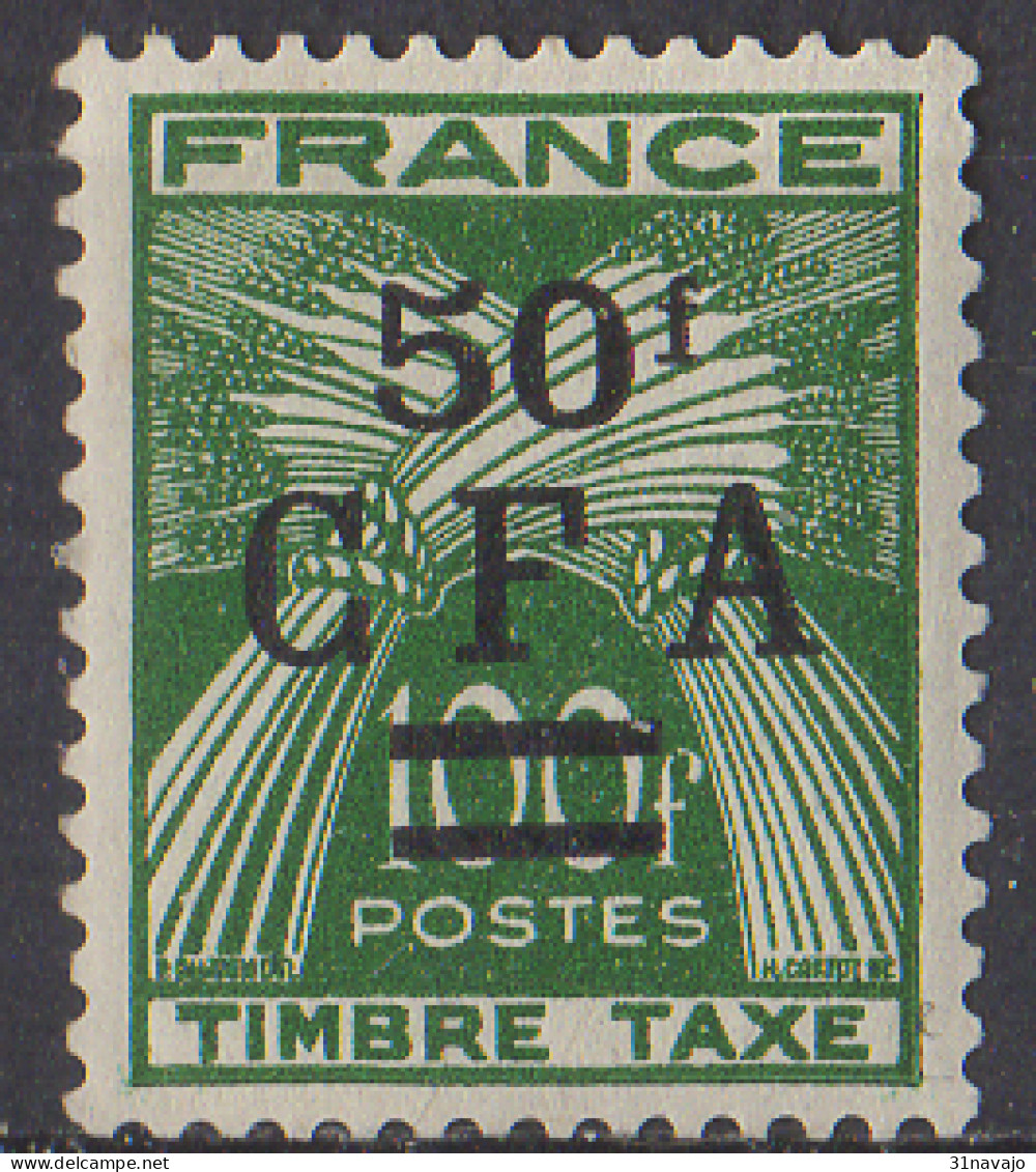 FRANCE CFA - Timbre-taxe 1949 50 F - Timbres-taxe