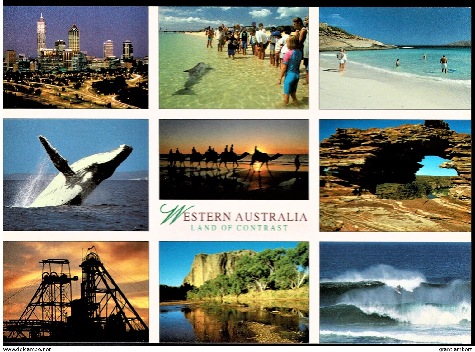 Western Australia, Land Of Contrast Multiview - Unused  - Otros & Sin Clasificación