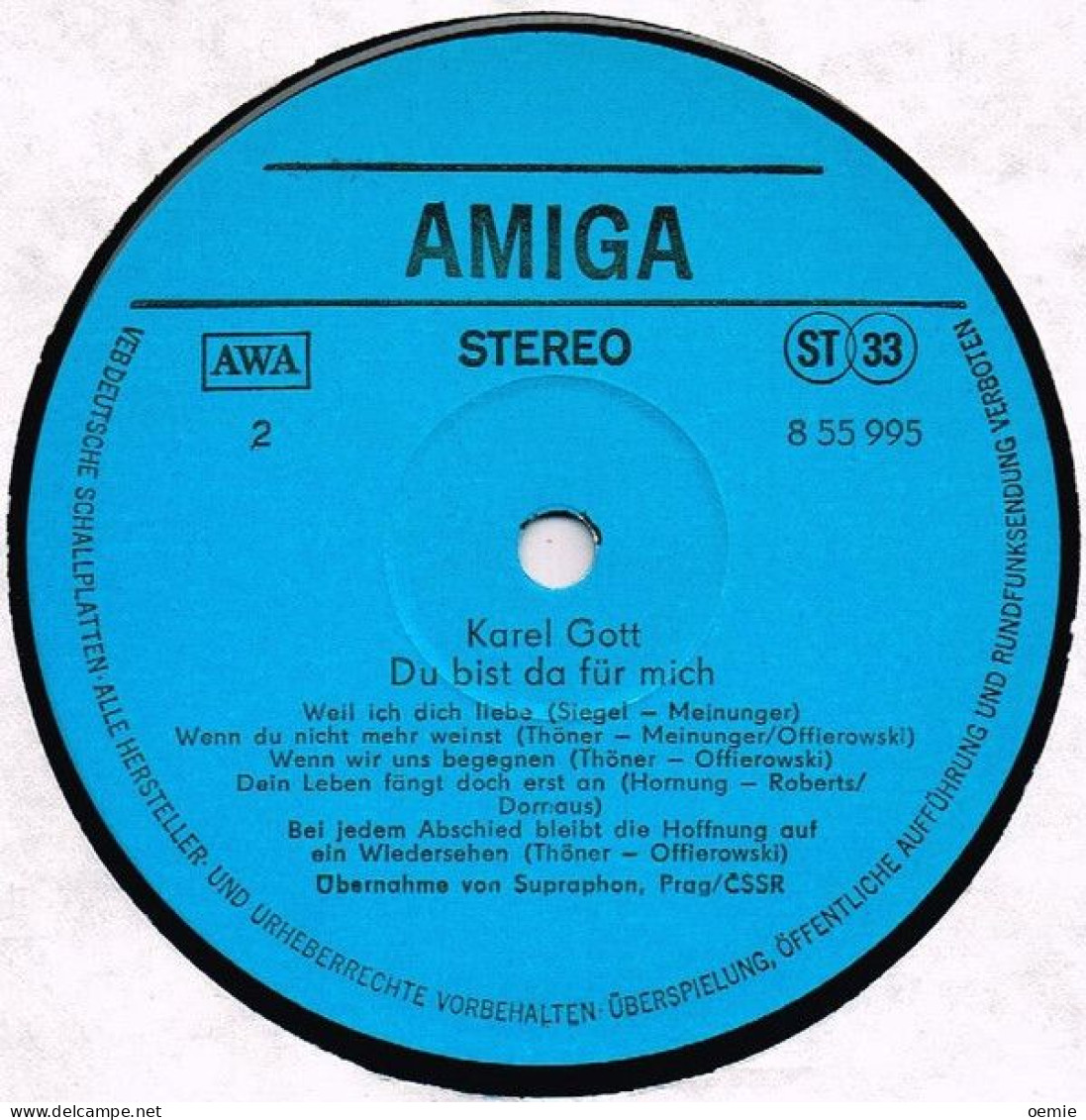 KAREL GOTT  /  DU BIST DA FUR MICH - Other - German Music