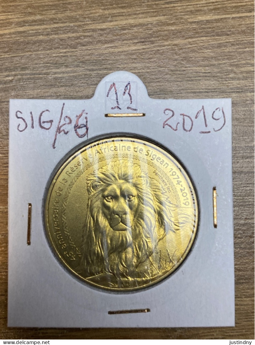 Monnaie De Paris Jeton Touristique - 11 - Sigean - Réserve Africaine De Sigean - 2019 - 2019