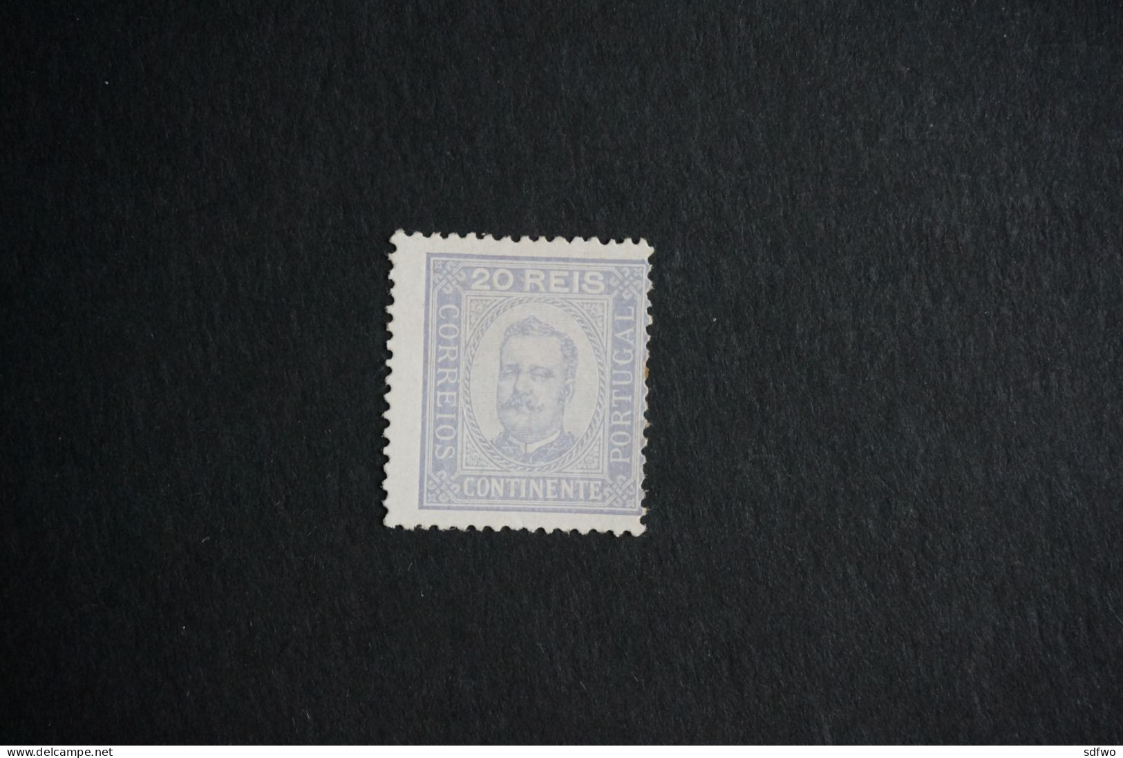 (T3) Portugal - 1892 K. Carlos 20 R (Perf 12½) - Af. 75 - Lot 1 (MH) - Unused Stamps