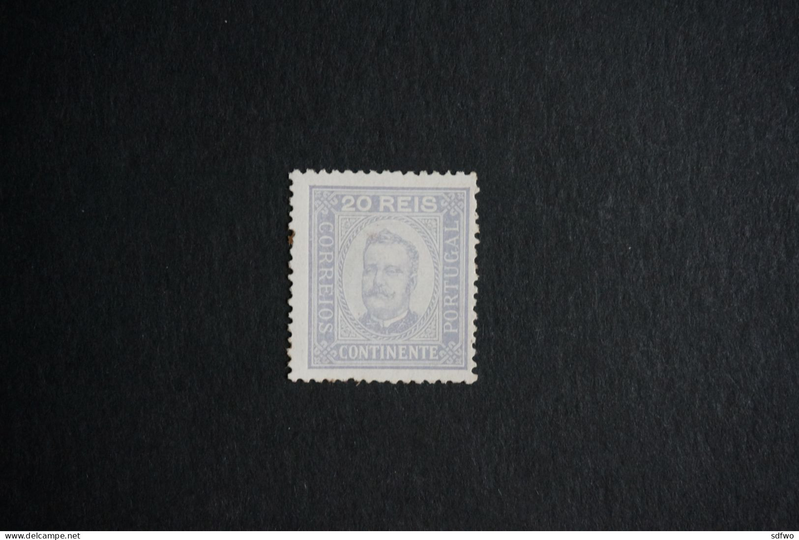 (T3) Portugal - 1892 K. Carlos 20 R (Perf 12½) - Af. 75 - Lot 2 (MH) - Unused Stamps
