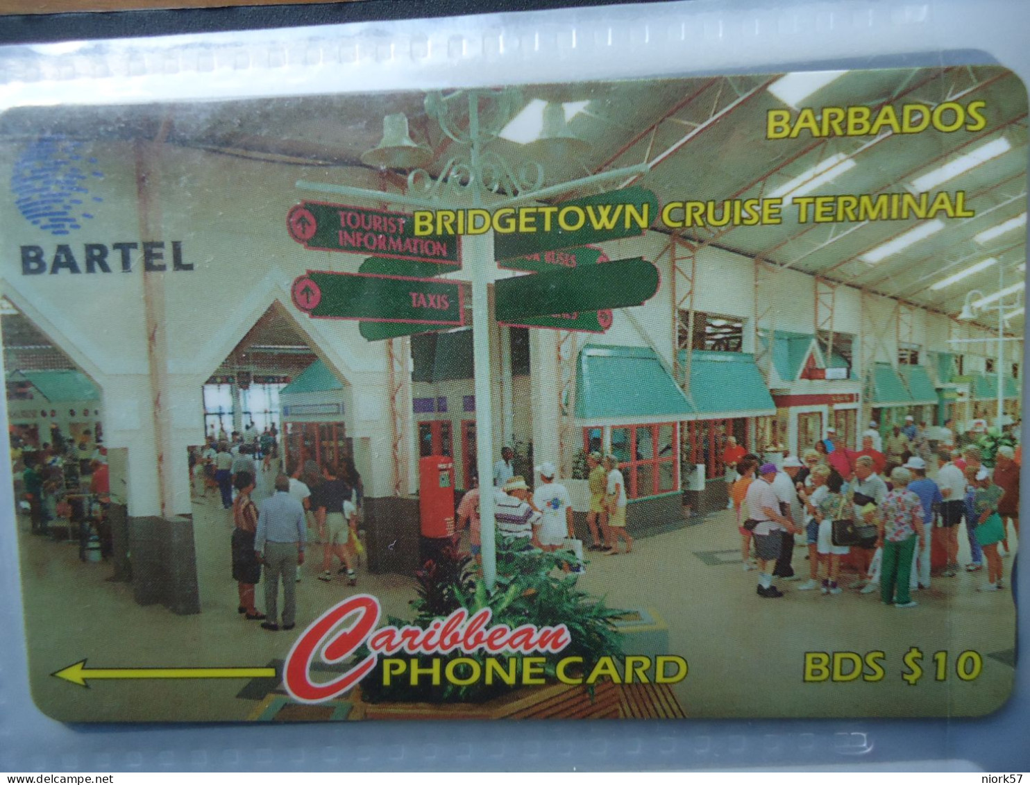 BARBADOS  USED CARDS    TRAINS STATION TERMINAL - Barbados (Barbuda)