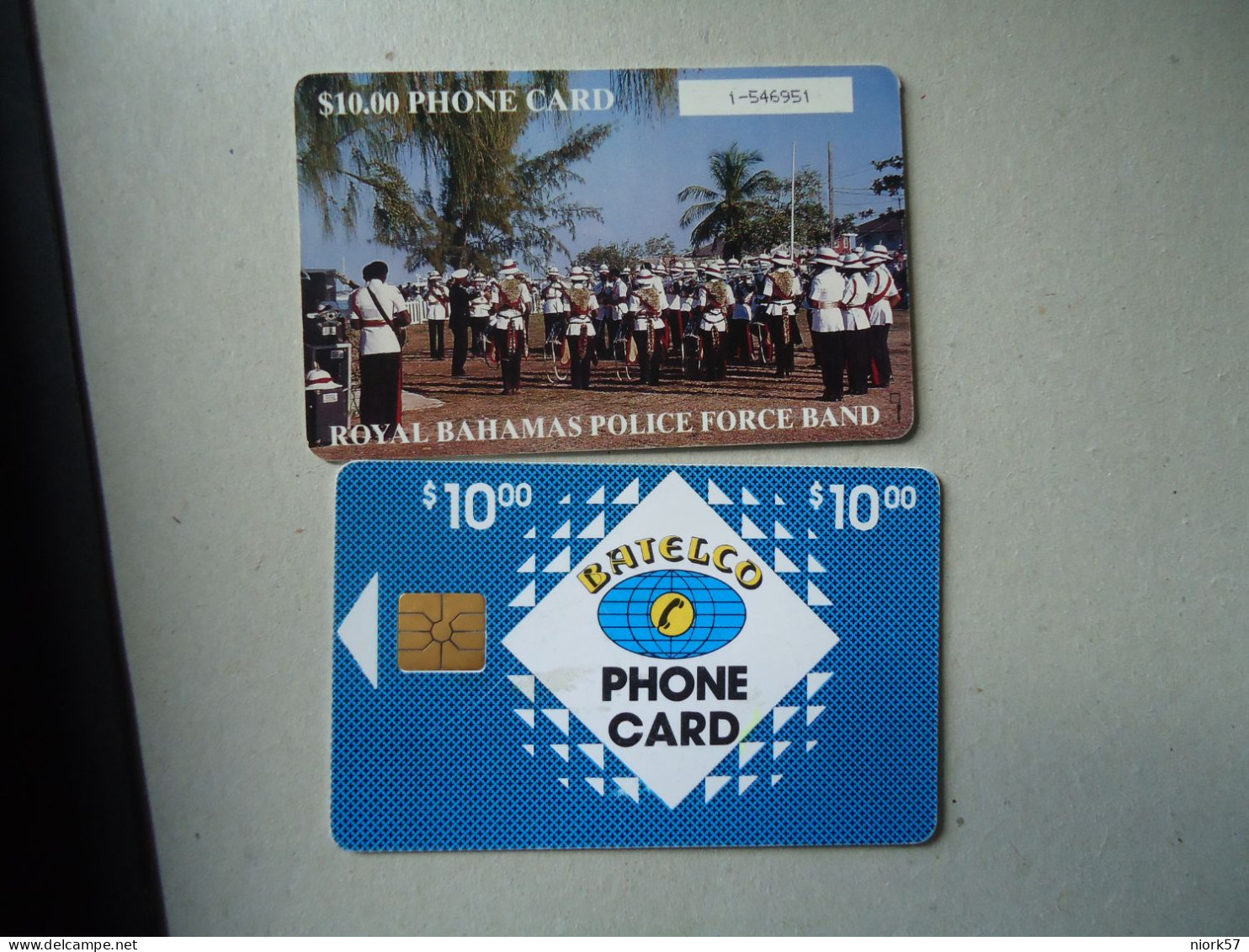 BAHAMAS  USED CARDS FORCE MUSICS  BAND - Bahamas