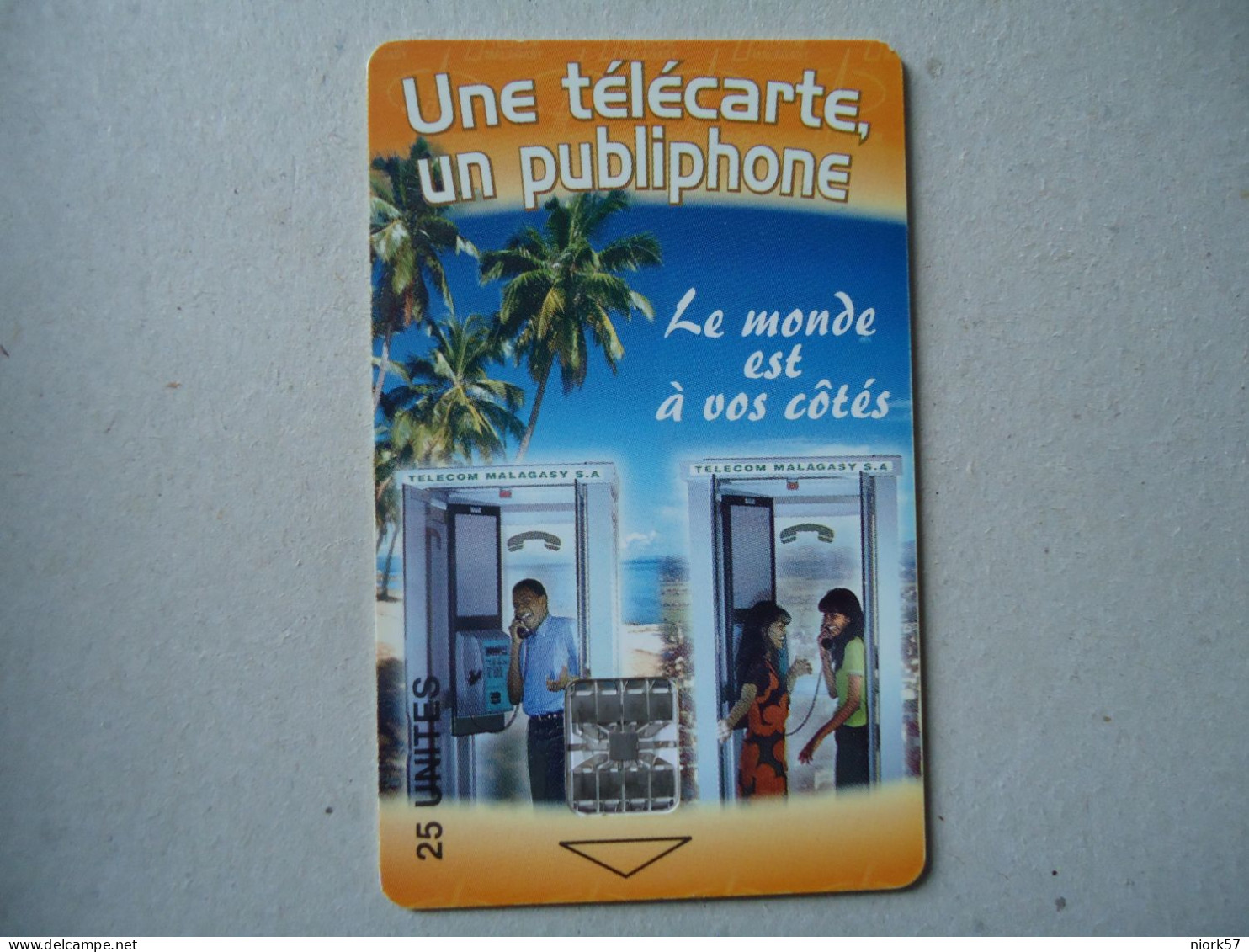 MALAGASY  MADAGASCAR USED CARD TELEPHONES - Madagascar