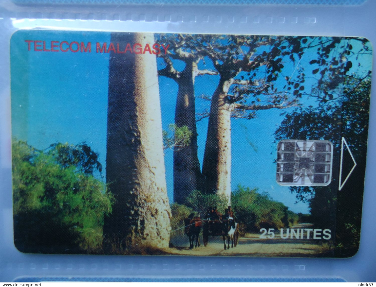 MALAGASY  MADAGASCAR USED CARD LANDSCAPES PLANTS - Madagascar