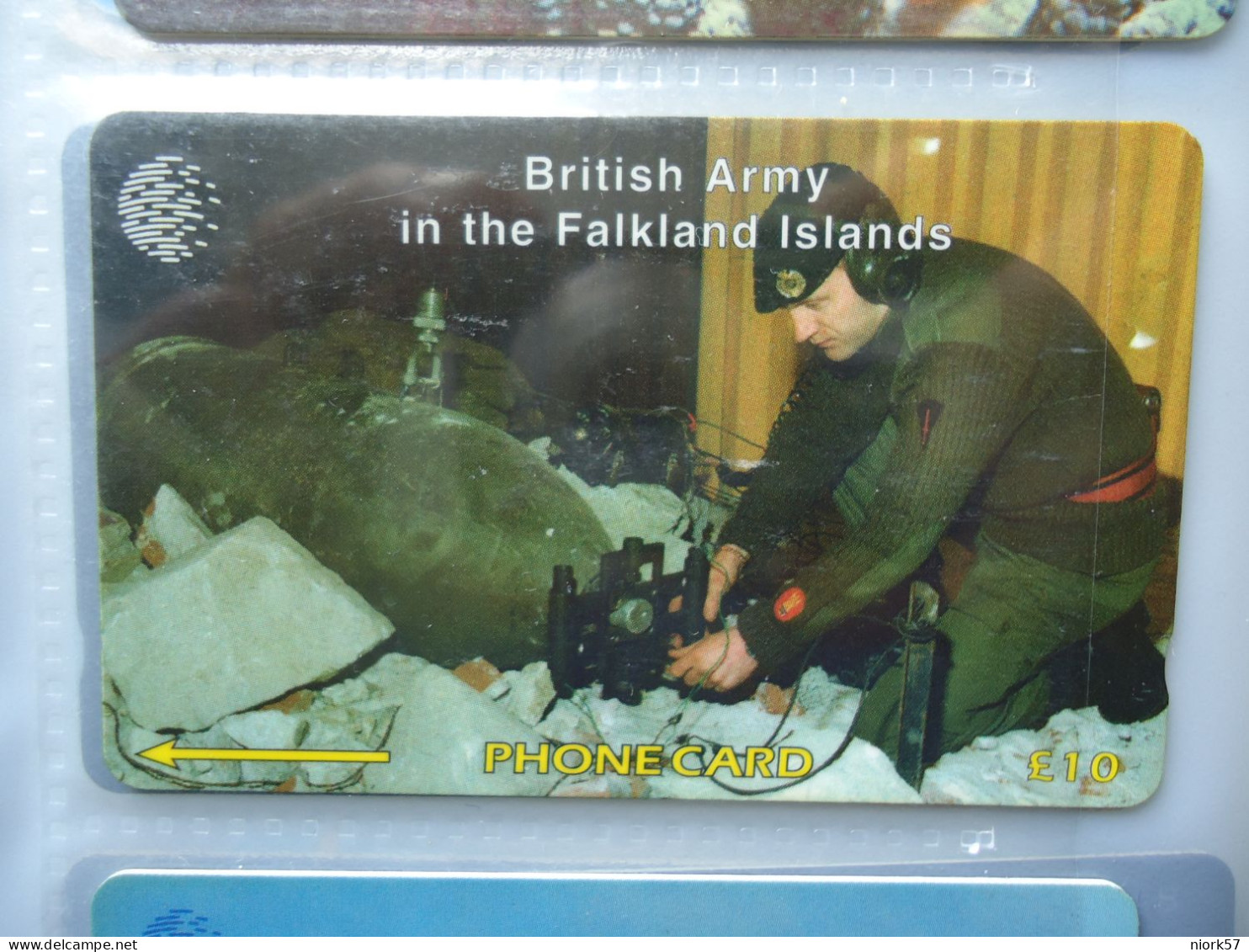 FALKLAND ISLAND   USED CARDS  ARMS  BOBE - Falkland Islands