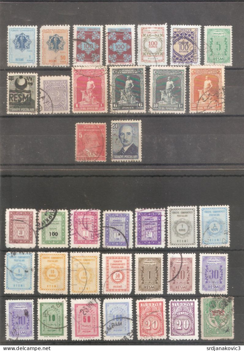 TURSKA - Used Stamps