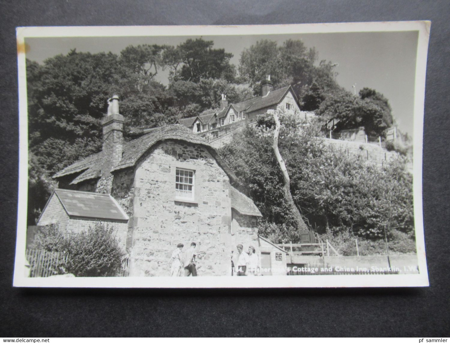 GB Echtfoto AK 1955 Fisherman's Cottage And Chine Inn Shanklin Isle Of Wight - Shanklin