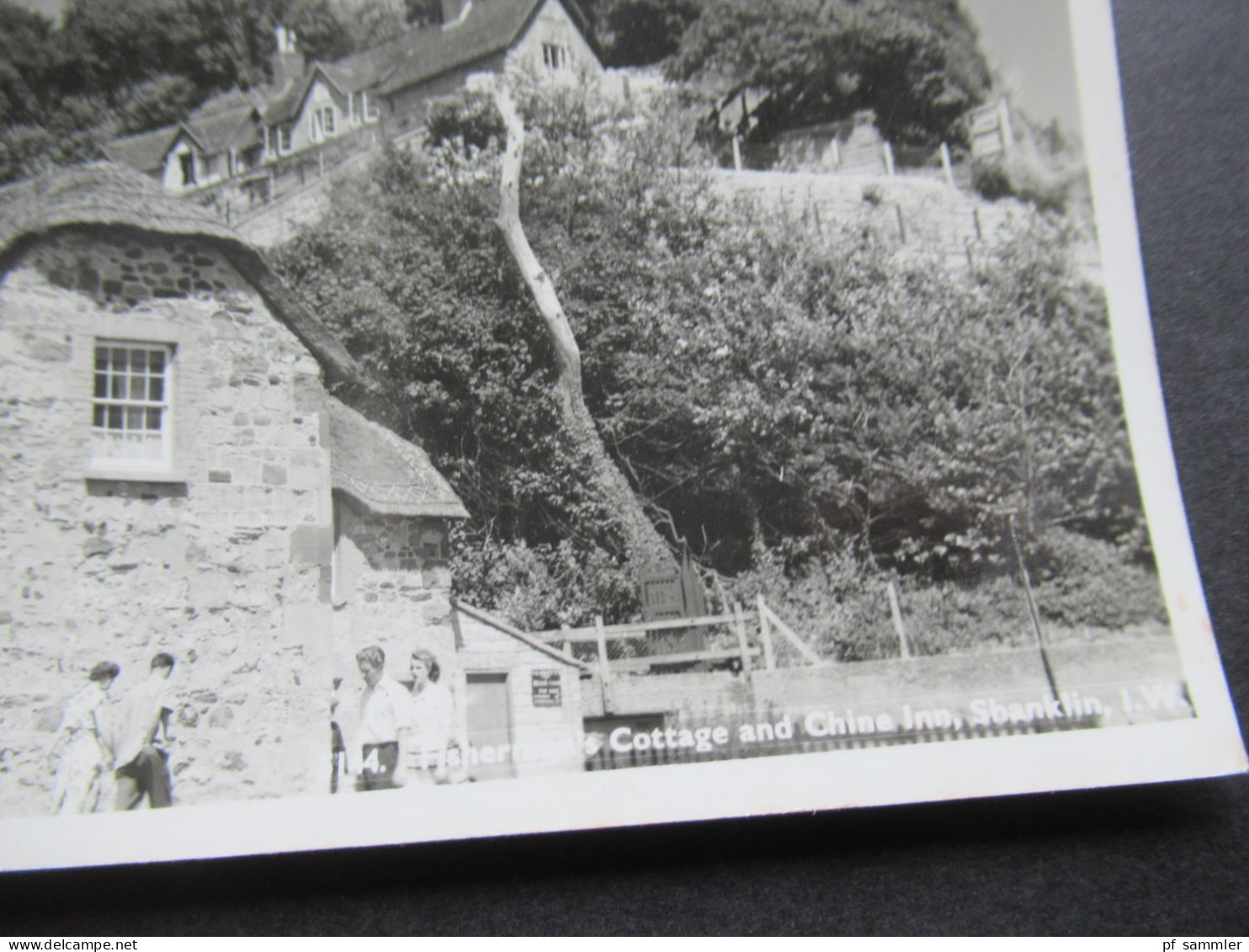 GB Echtfoto AK 1955 Fisherman's Cottage And Chine Inn Shanklin Isle Of Wight - Shanklin