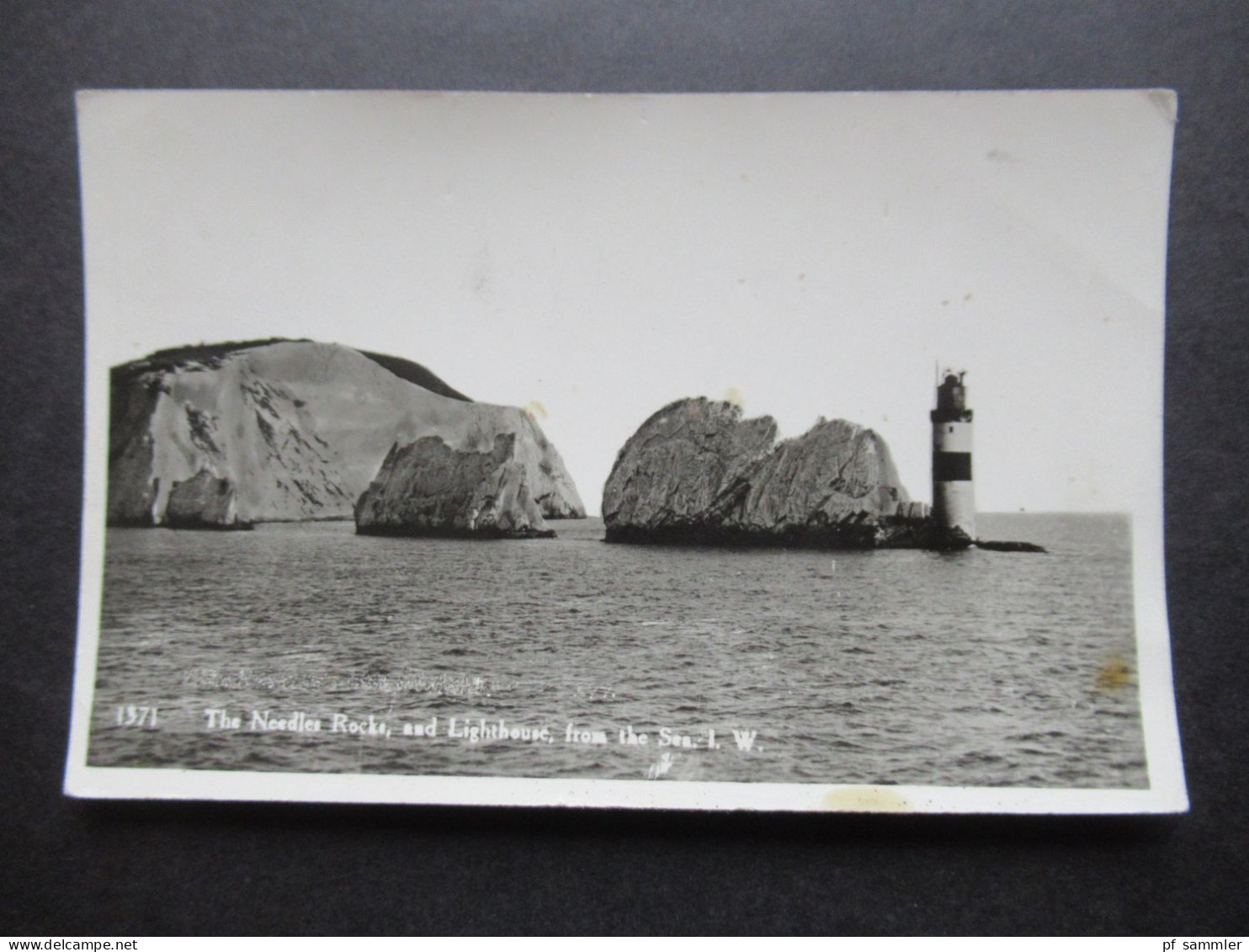 GB Echtfoto AK 1948 The Needles Rocks And Lighthouse From The Sea Shanklin Isle Of Wight / Leuchtturm - Shanklin