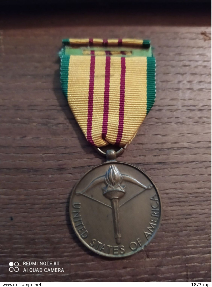 MEDAILLE USA, VIETNAM SERVICE MEDAL, GUERRE DU VIETNAM - USA