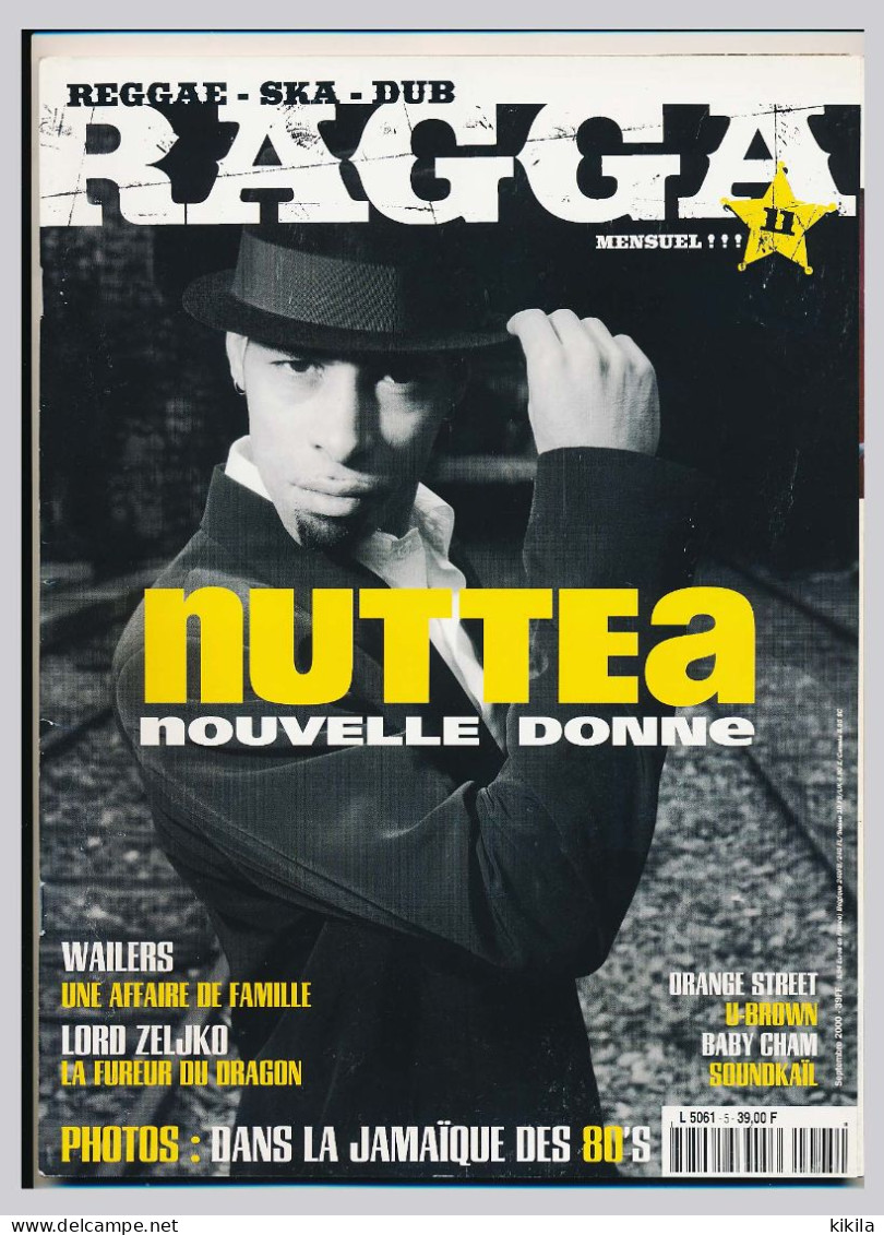 Revue RAGGA 11 N° 5 Reggae - Ska - Dub - Nuttea  Wailers  Lord Zeljko Orange Street  Dans La Jamaïque Des 80'S  U-Brown* - Music