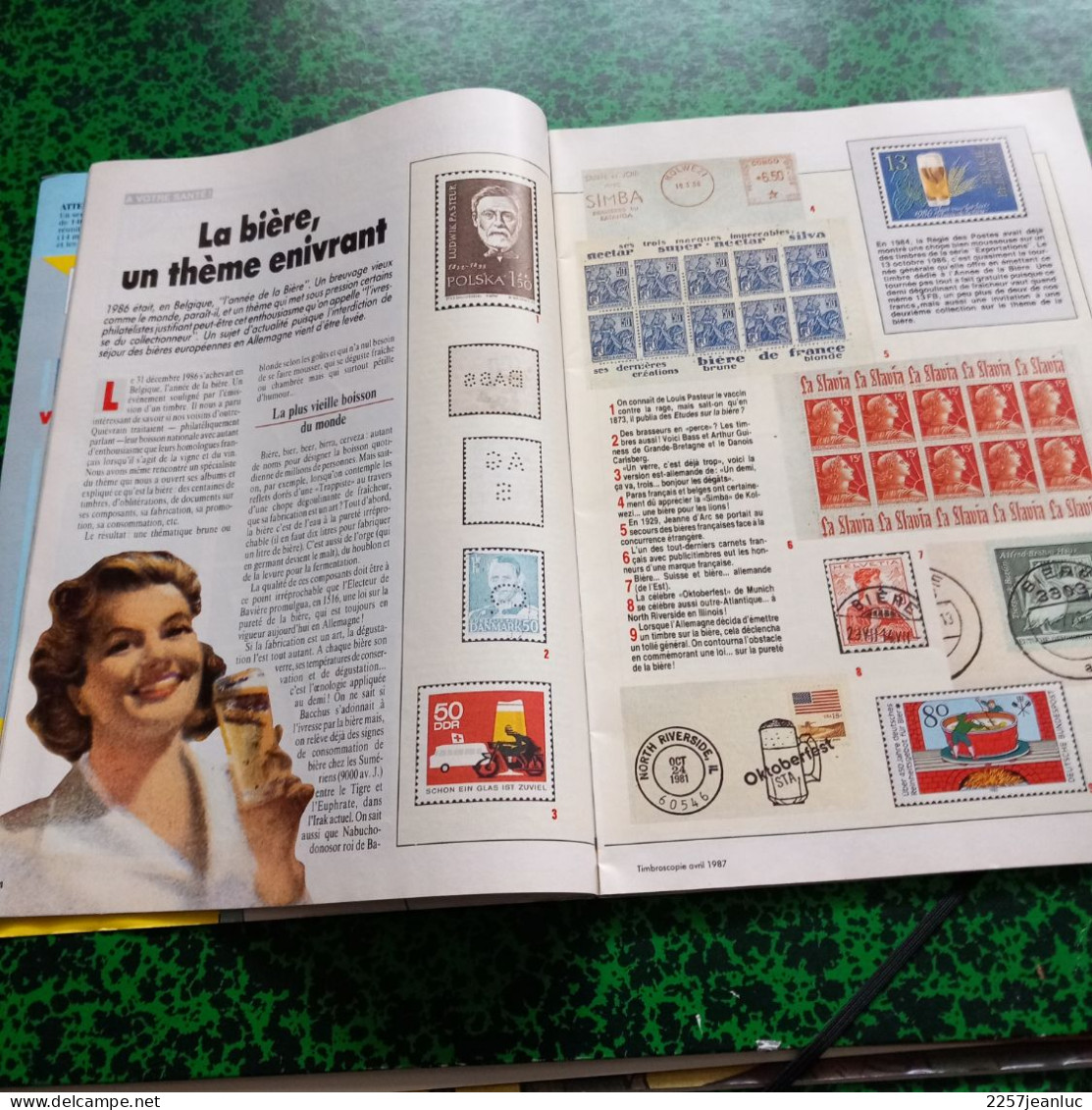 Magazine De La Philatélie * Timbroscopie N: 35 De Avril 1987 * - Francés (desde 1941)