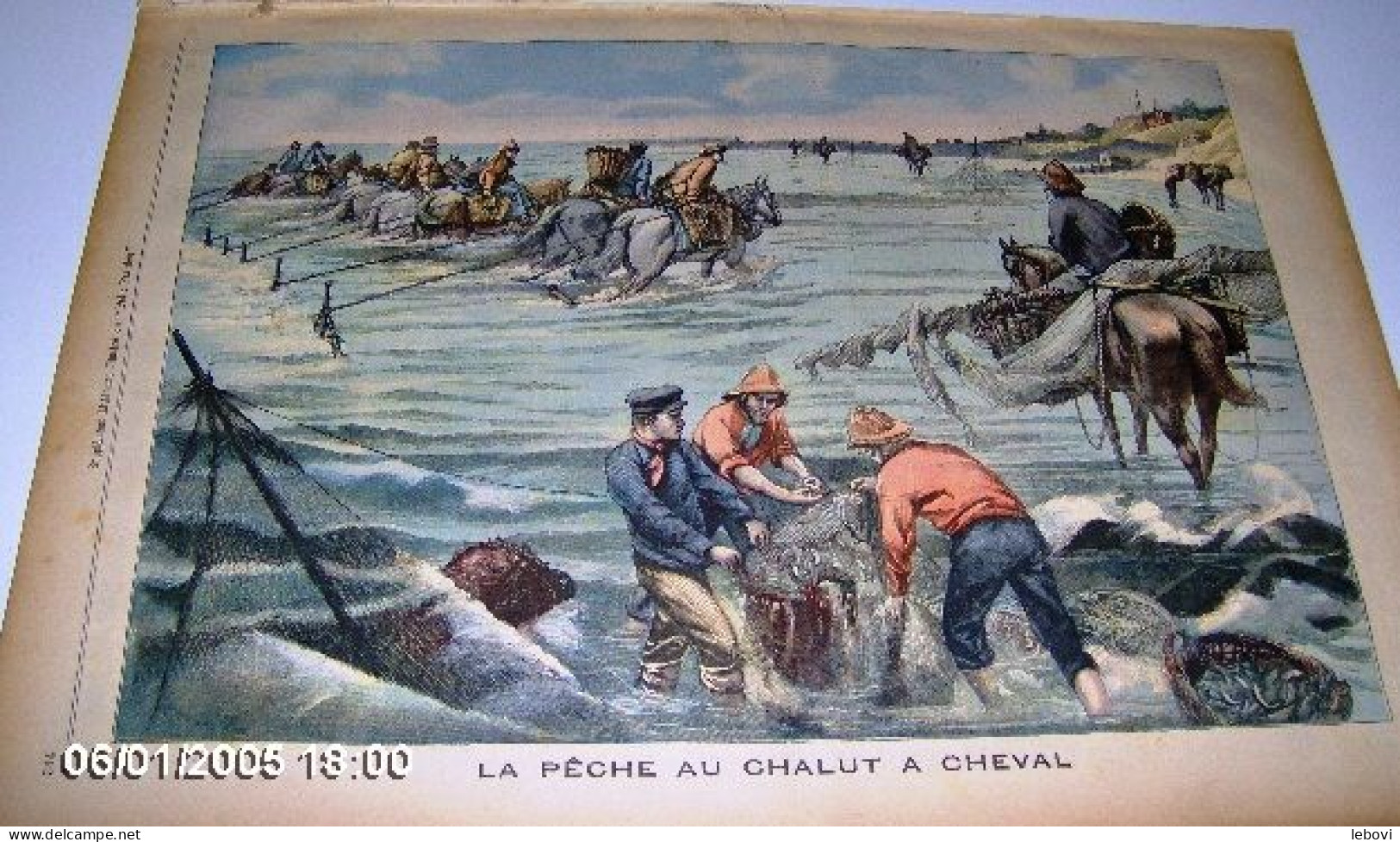 (KOSIJDE) « La Pêche Au Chalut à Cheval » In « Le Petit Parisien – Supplément Littéraire Illustré » N° 872 (1905) - Le Petit Parisien