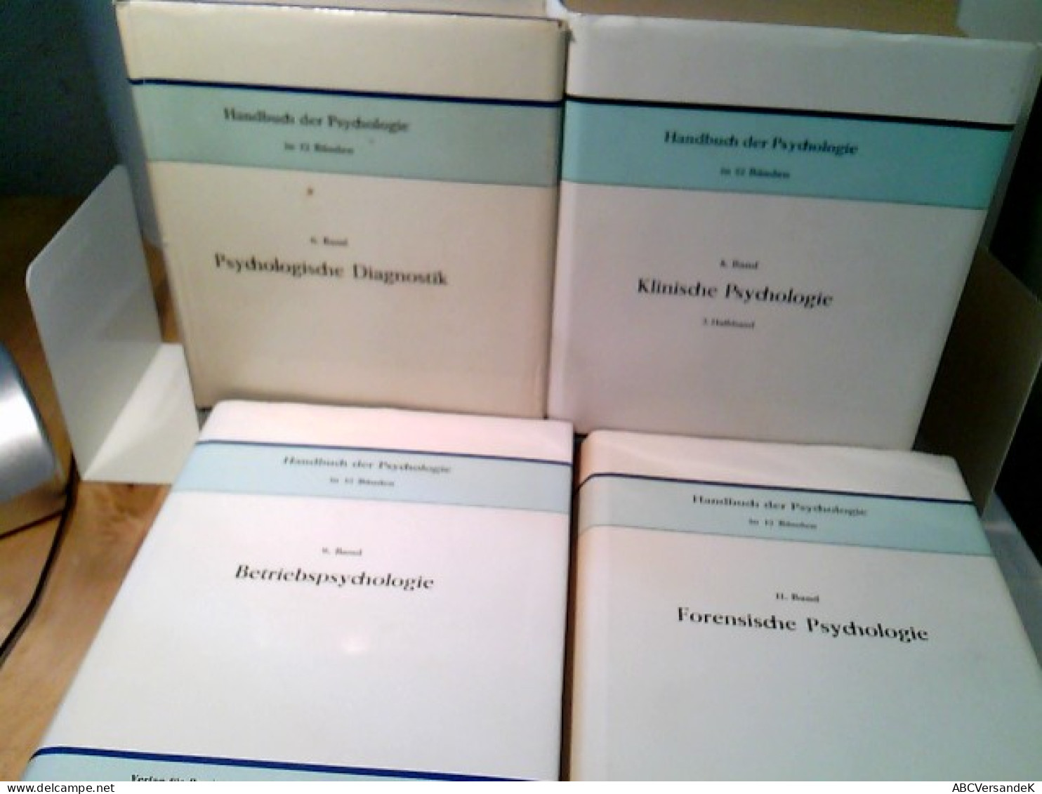 Konvolut: 4 Bände (von12) Handbuch Der Psychologie. Psychologische Diagnostik. - Psicología