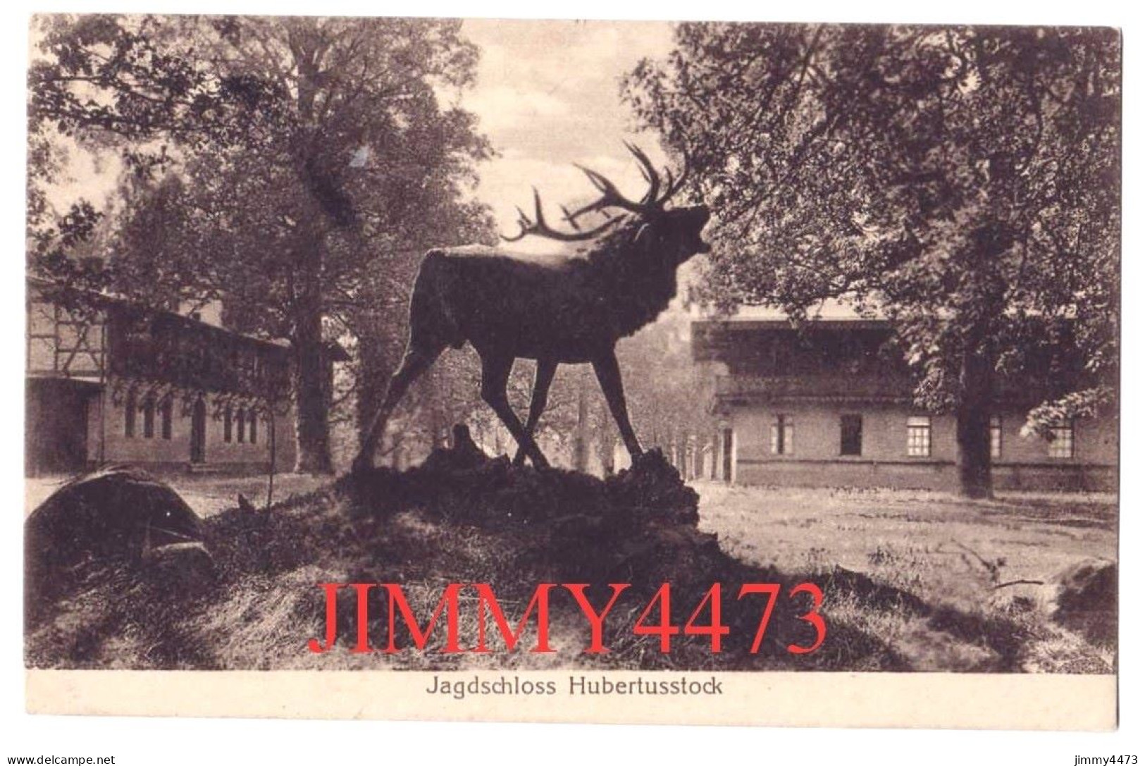 CPA - Jagschloss Hubertusstock En 1924 ( JOACHIMSTHAL Brandebourg ) - Joachimsthal