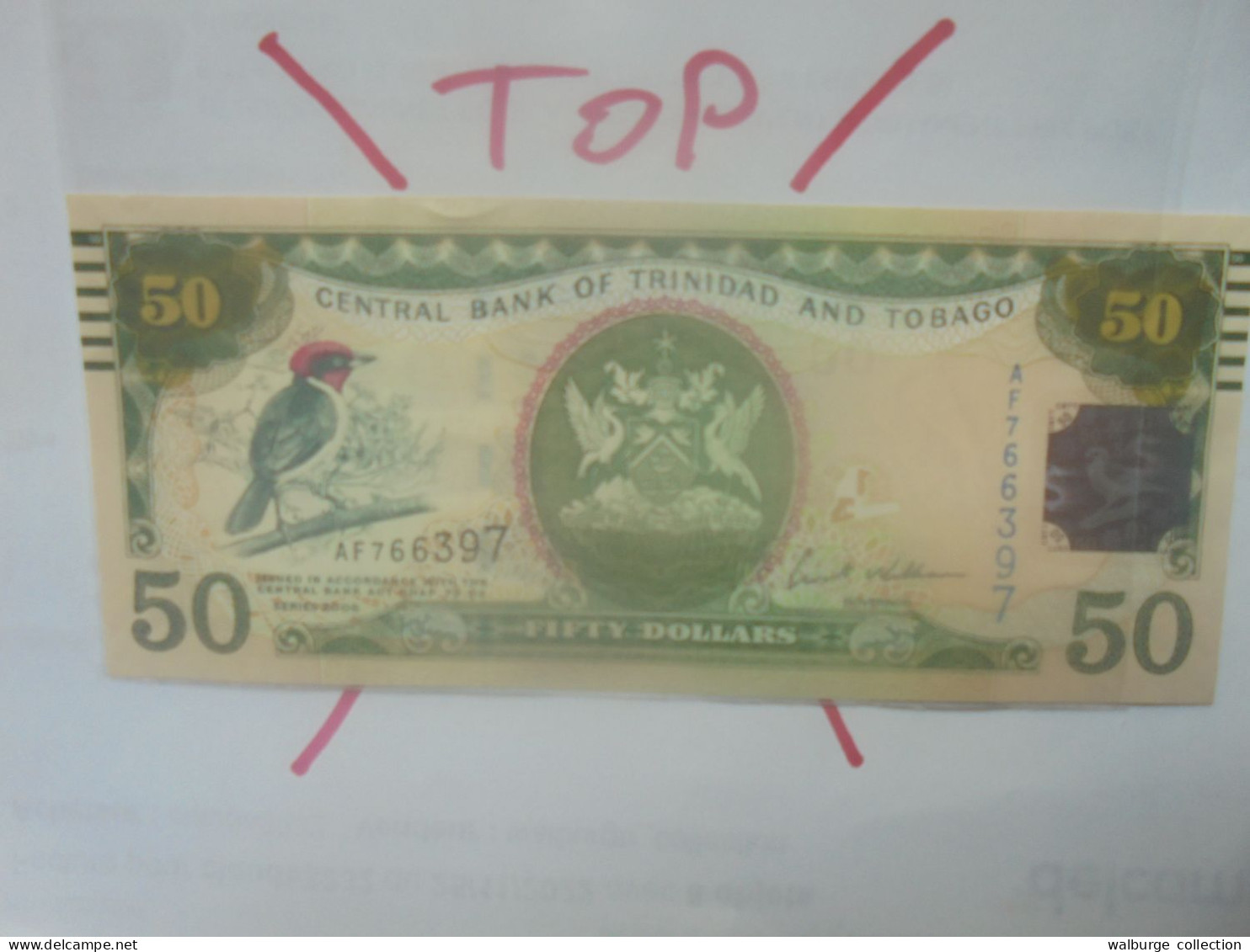 TRINIDAD And TOBAGO 50$ 2006 Signature N°8 Neuf (B.29) - Trinidad & Tobago