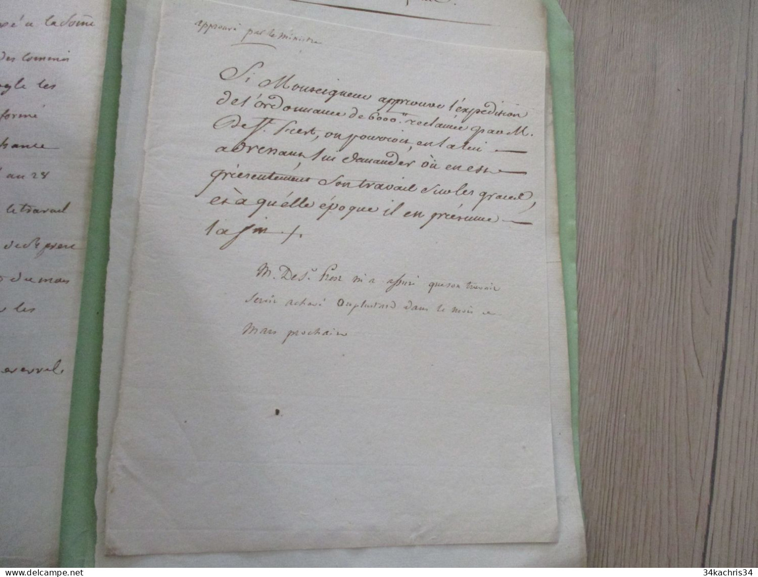 DE PRIEST Archive 4 Document Manuscrits De Travail Maitre Des Requêtes Du Roi XVIII ème - Manuscrits