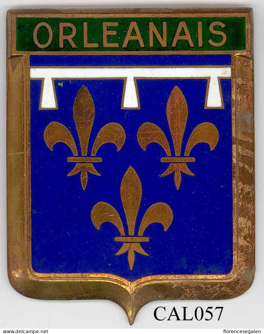 CAL057 - PLAQUE CALANDRE AUTO - ORLEANAIS - Other & Unclassified