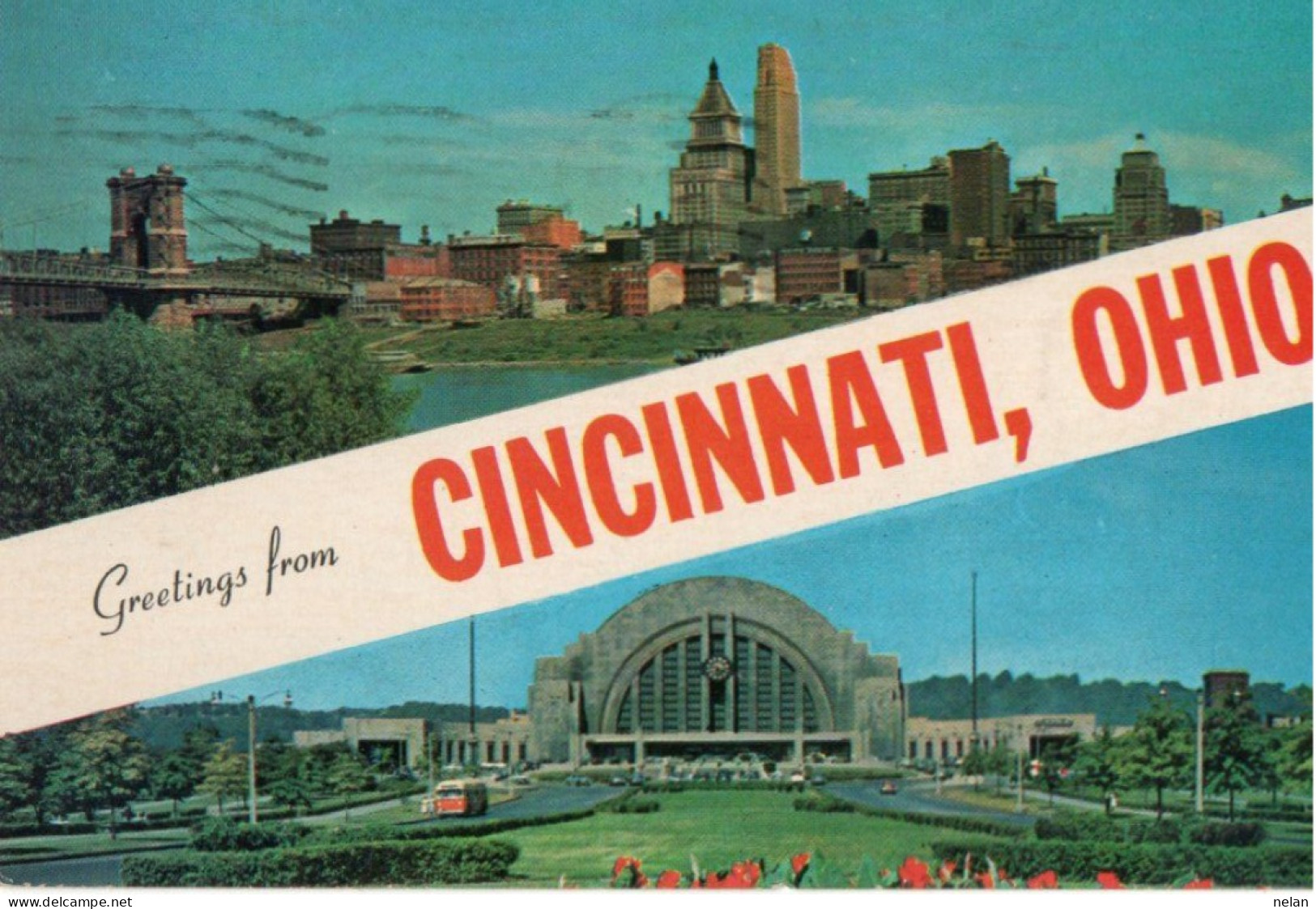 GREETINGS FROM CINCINNATI - OHIO  -  F.P. - Cincinnati