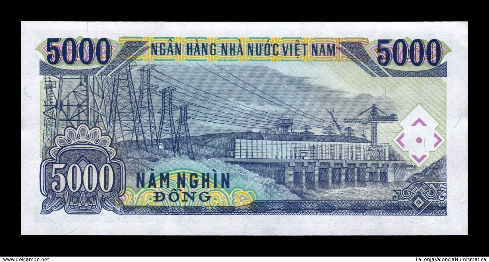 Vietnam 5000 Dong 1991 Pick 108 Sc Unc - Viêt-Nam