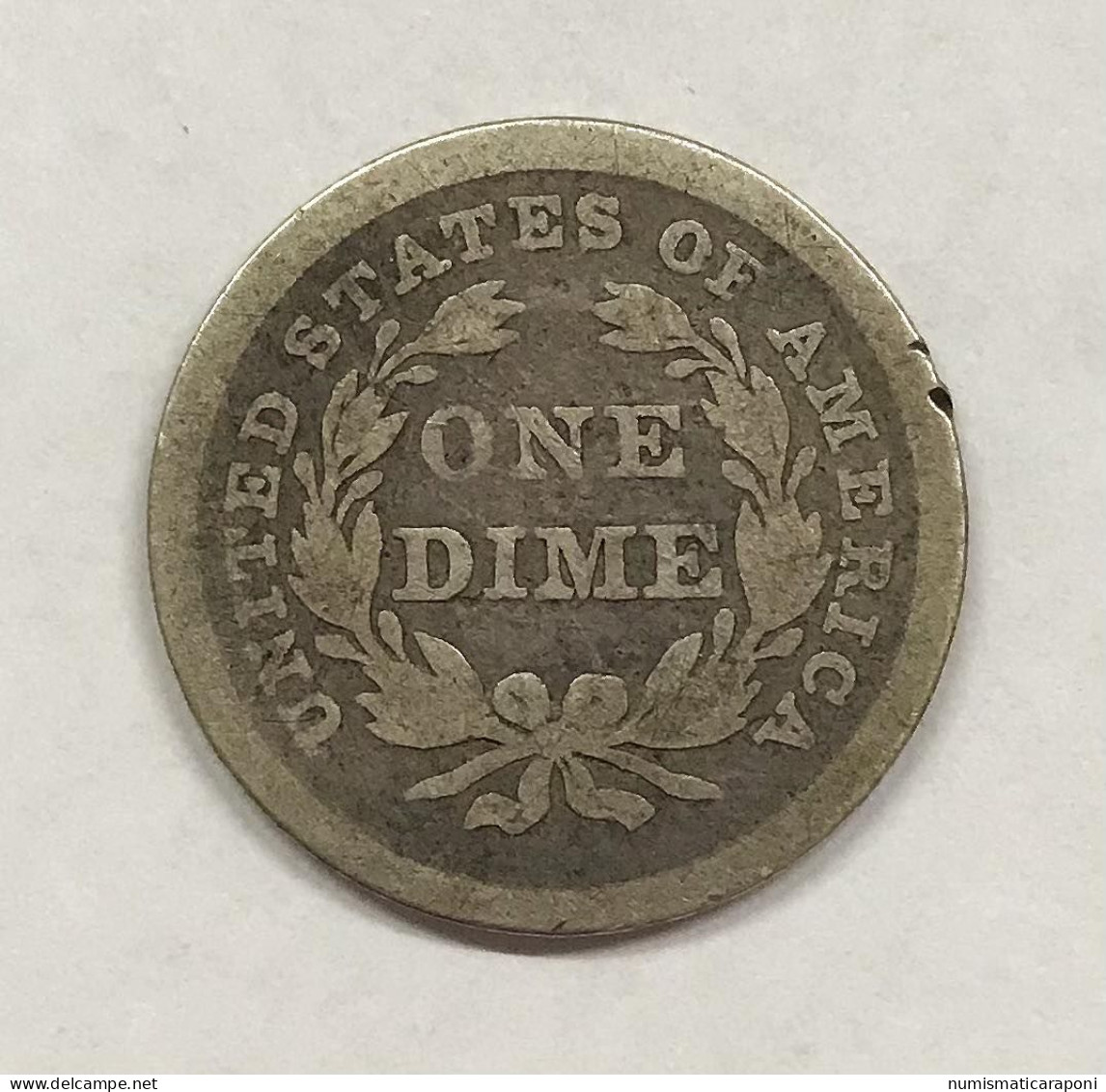 USA  U.s.a. Dime 1840 Km#63.1 E.809 - 1837-1891: Seated Liberty (Libertà Seduta)