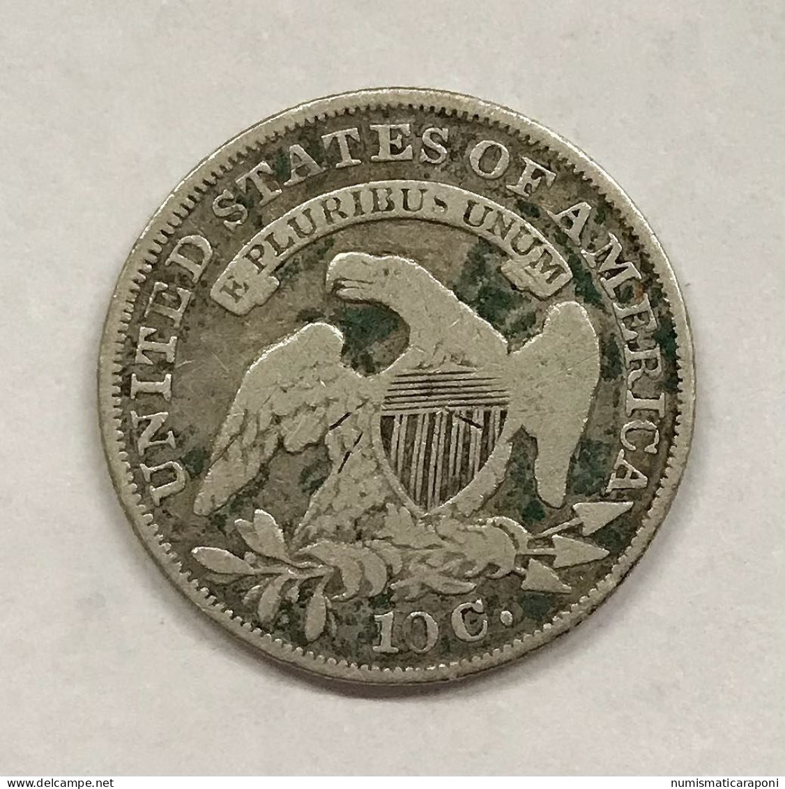 USA  U.s.a. Dime 1835 Km#48 E.390 - 1796-1837: Bust