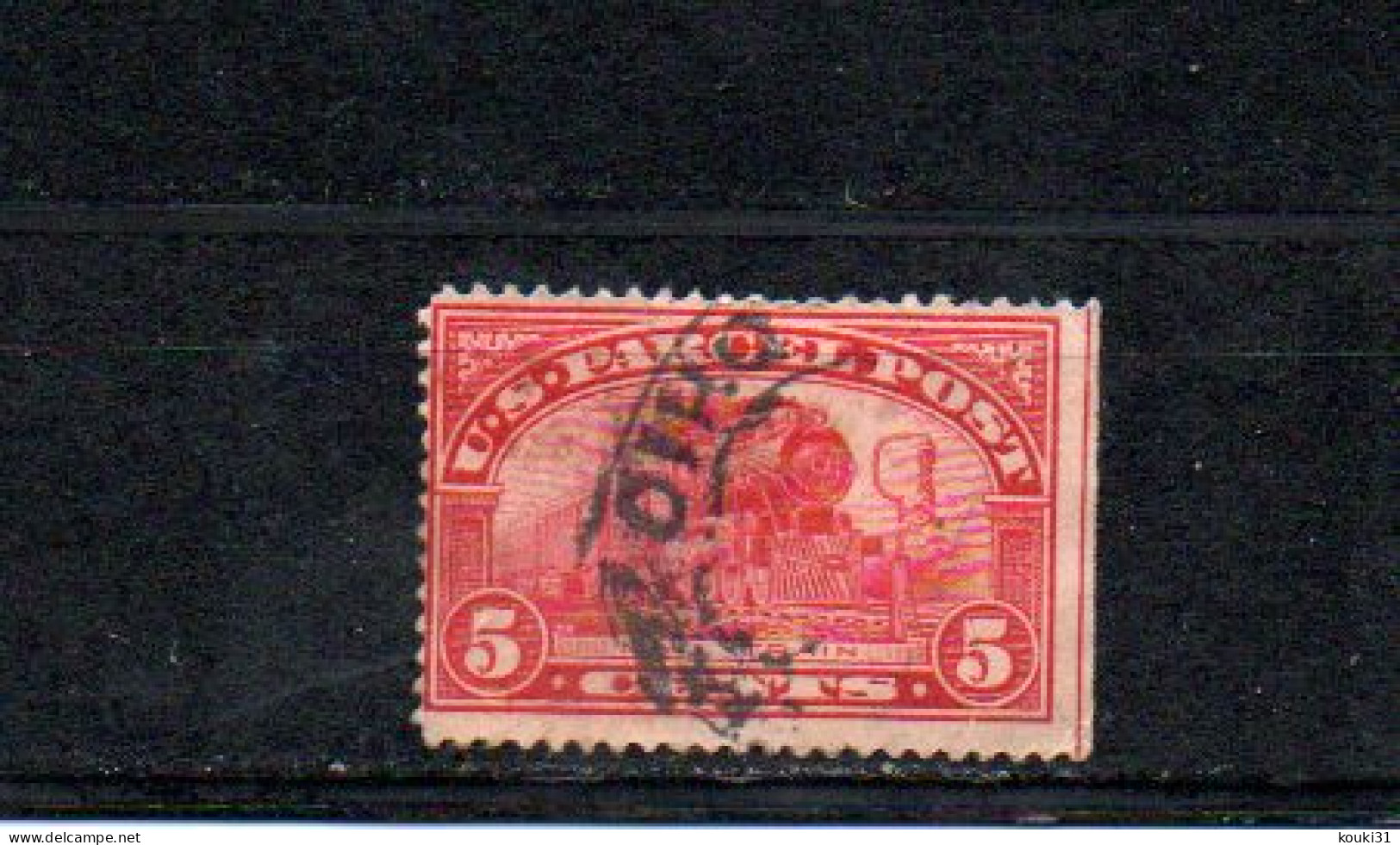 USA YT Colis 5 Obl : Train-postal - 1912 - Colis