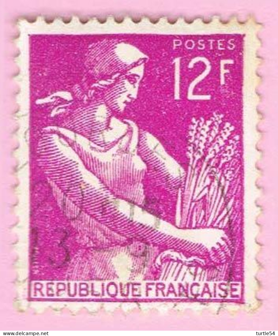 France, N° 1116 Obl. - Type Moissonneuse - 1957-1959 Reaper